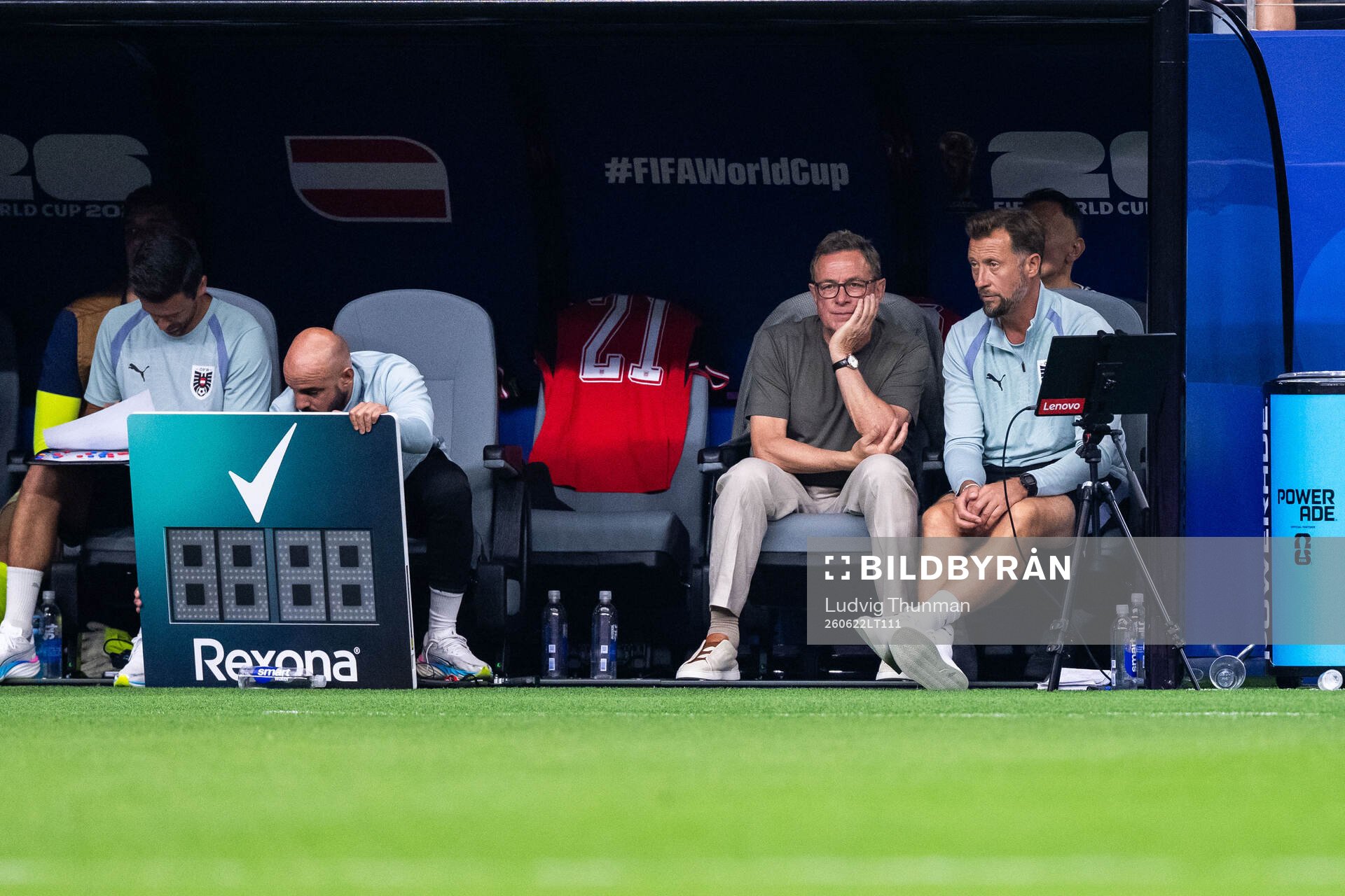 Head coach Ralf Rangnick of Austria