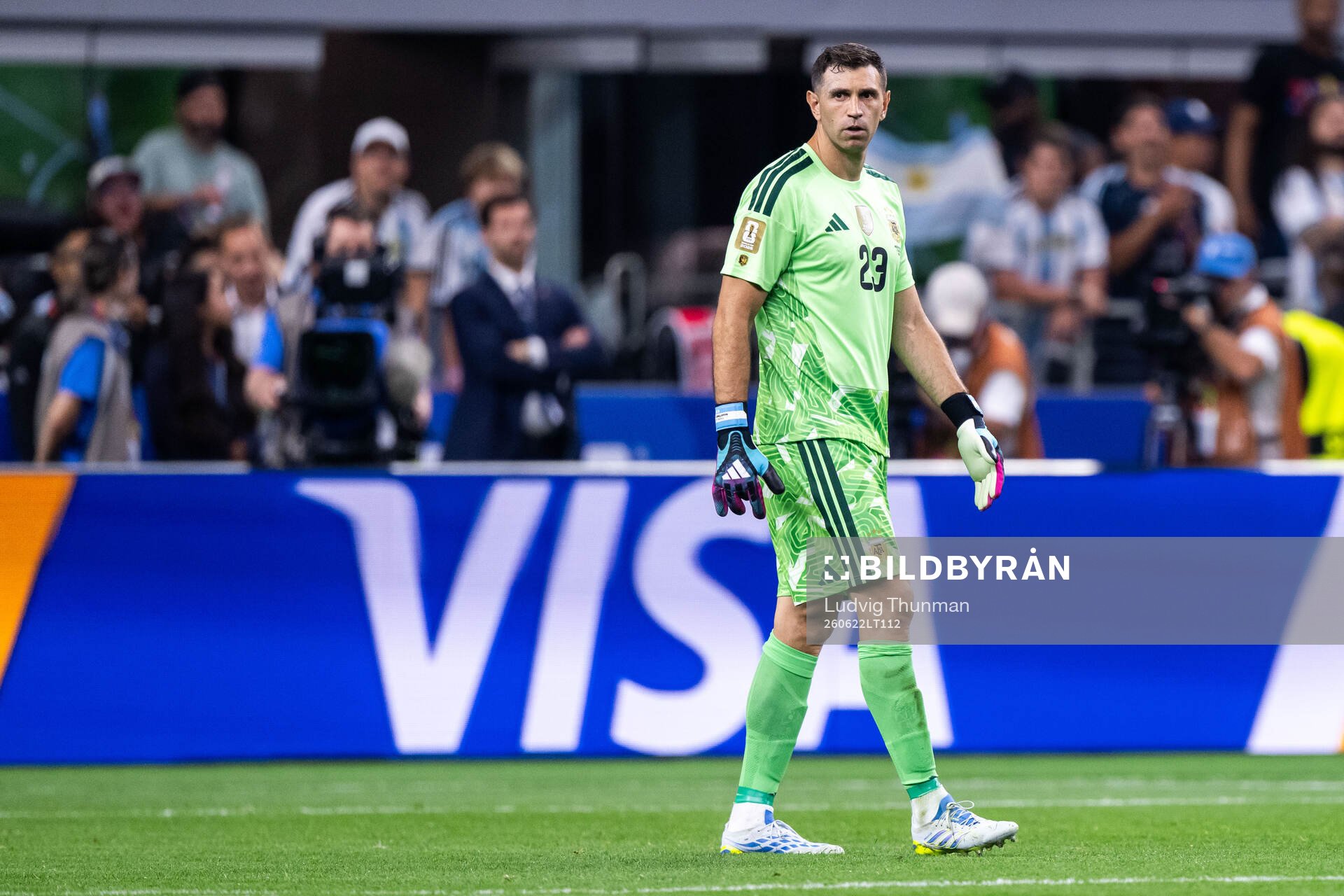 Goalkeeper Emiliano Martinez of Argentina