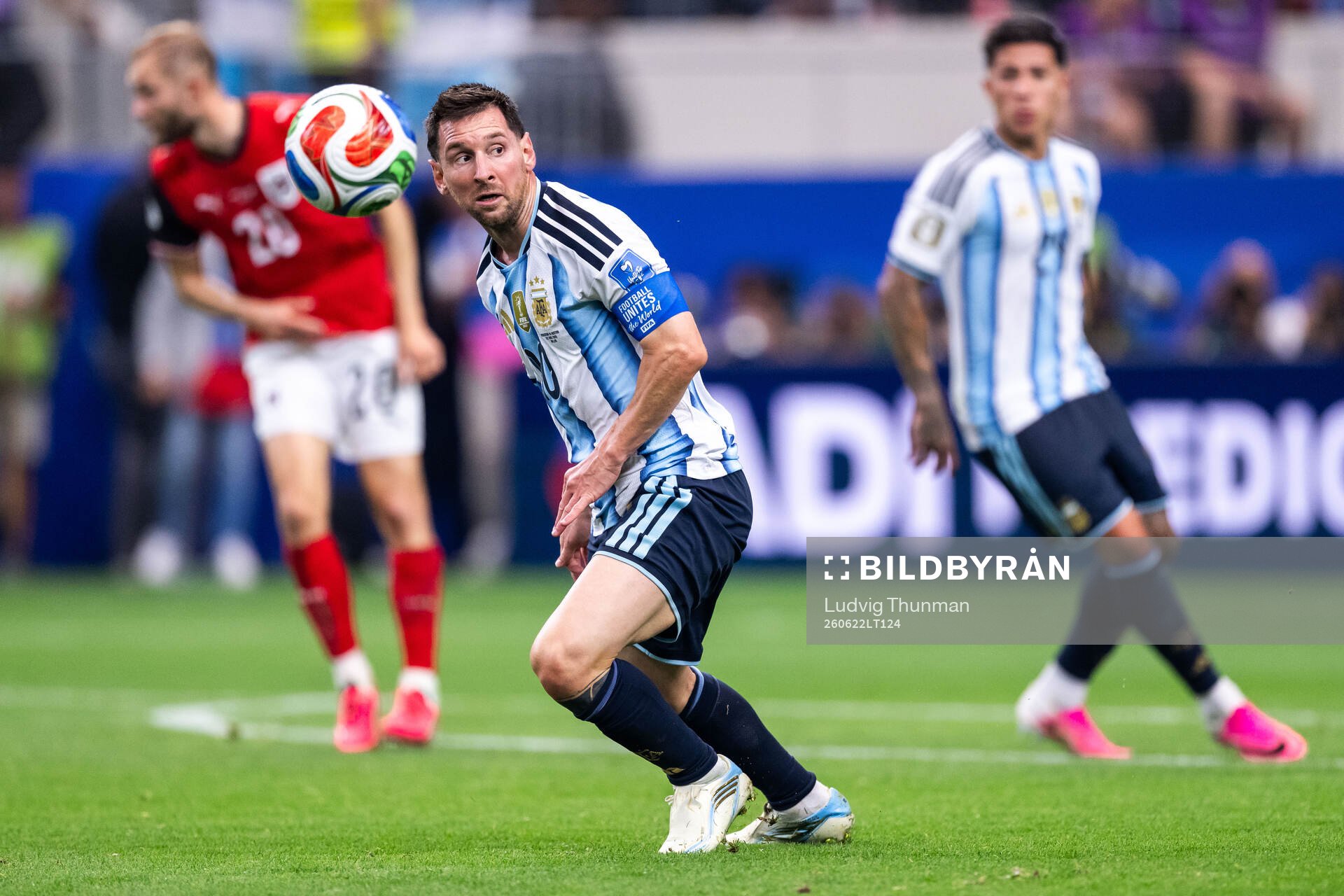 Lionel Messi of Argentina