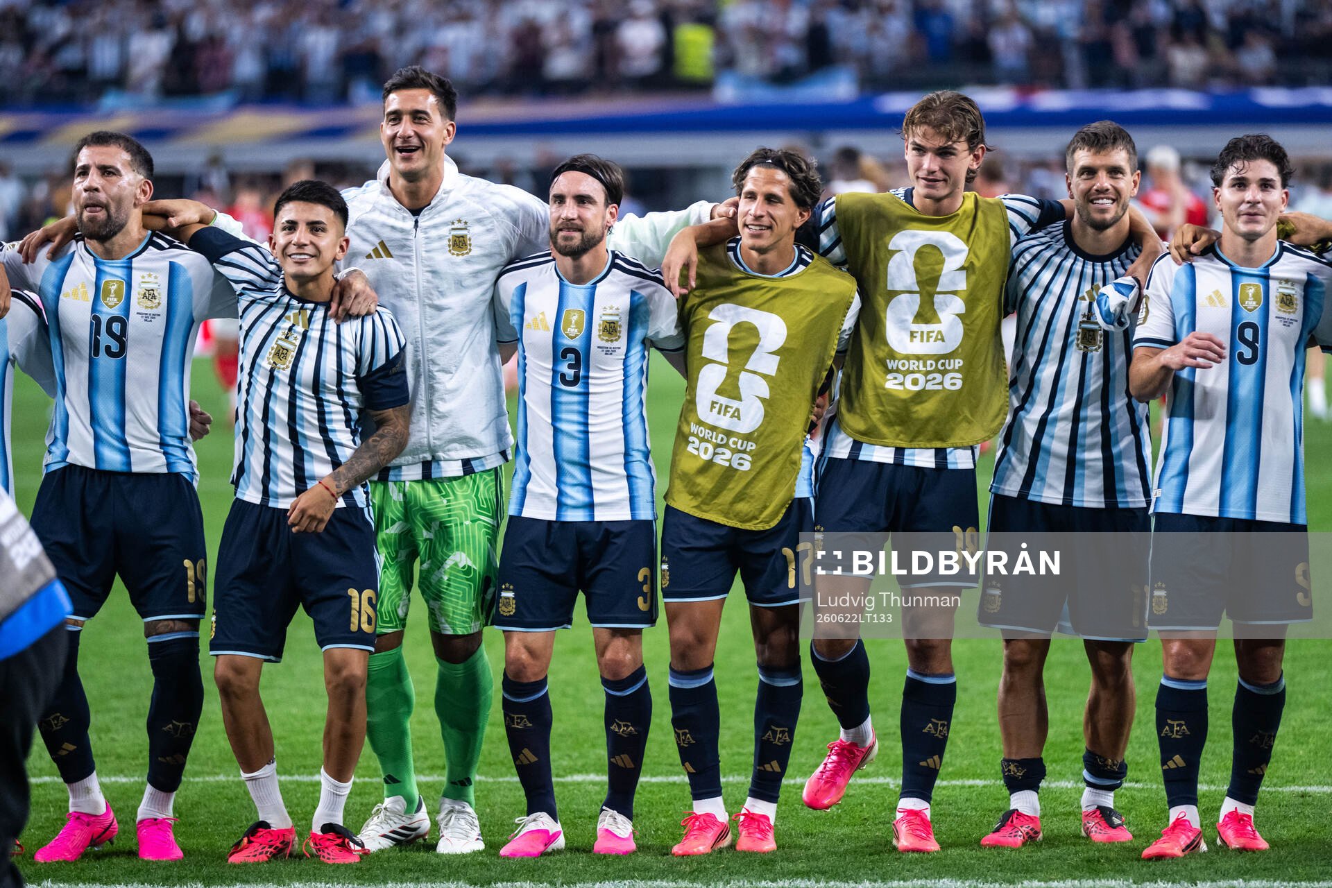 Nicolas Otamendi, Thiago Almada, Nicolas Tagliafico,