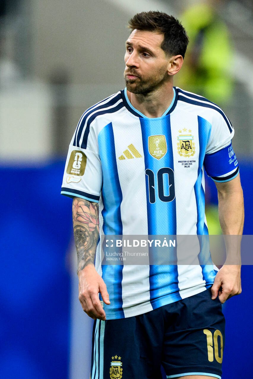 Lionel Messi of Argentina