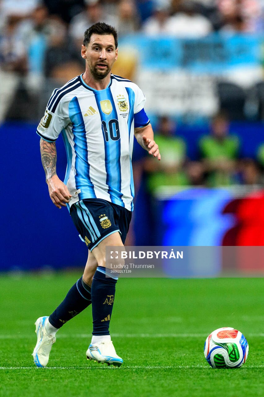 Lionel Messi of Argentina