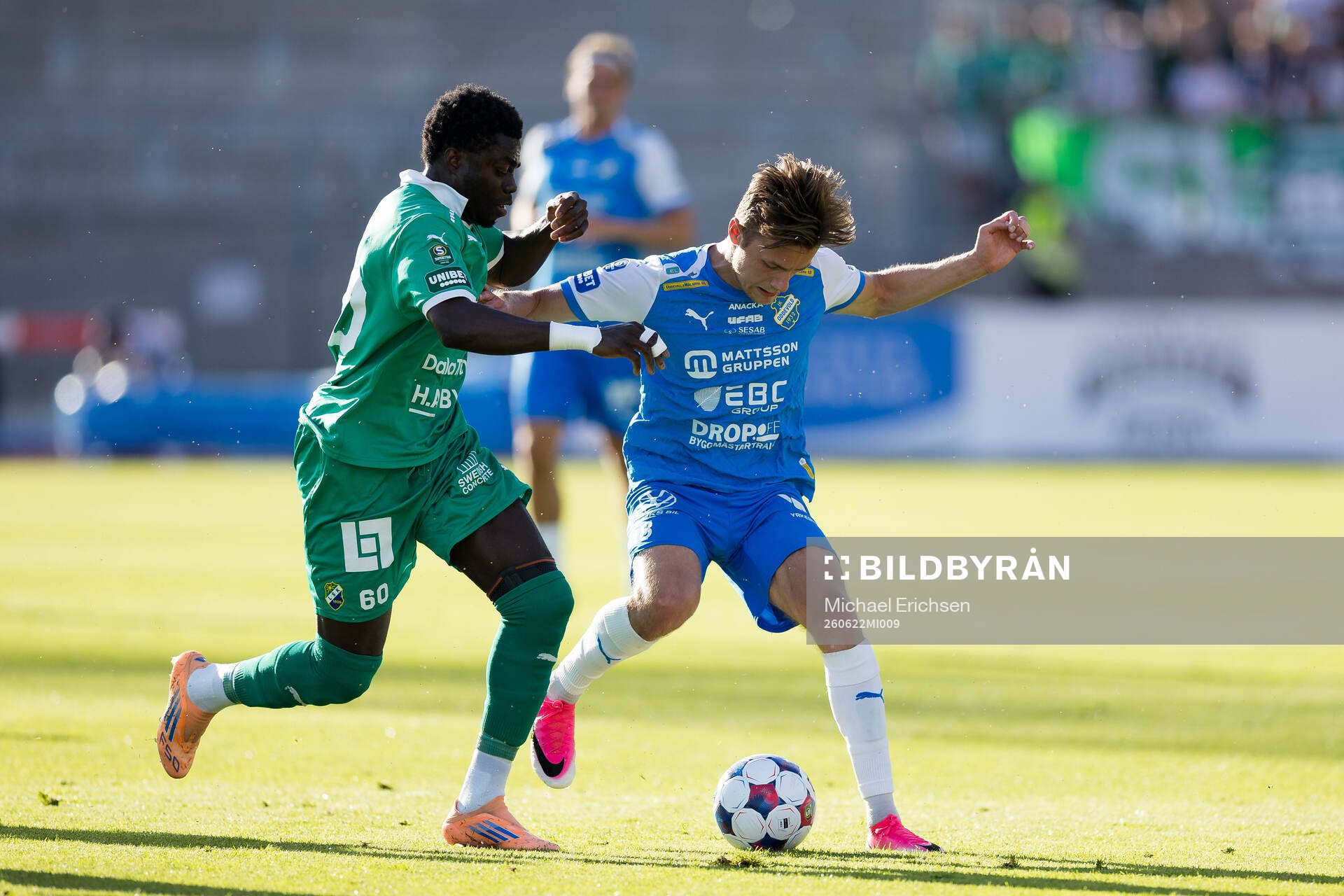 Ljungskiles Gideon Mensah och Oddevolds Gustav Forssell
