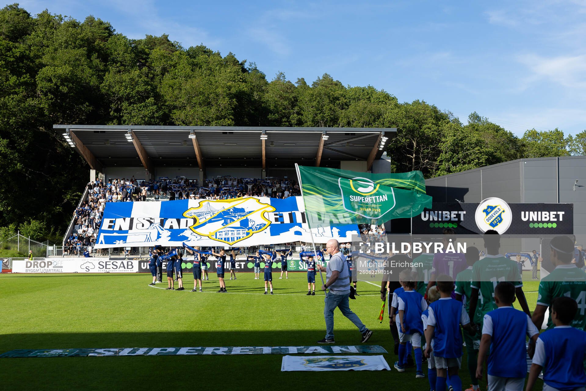 Lagen på väg in för line up