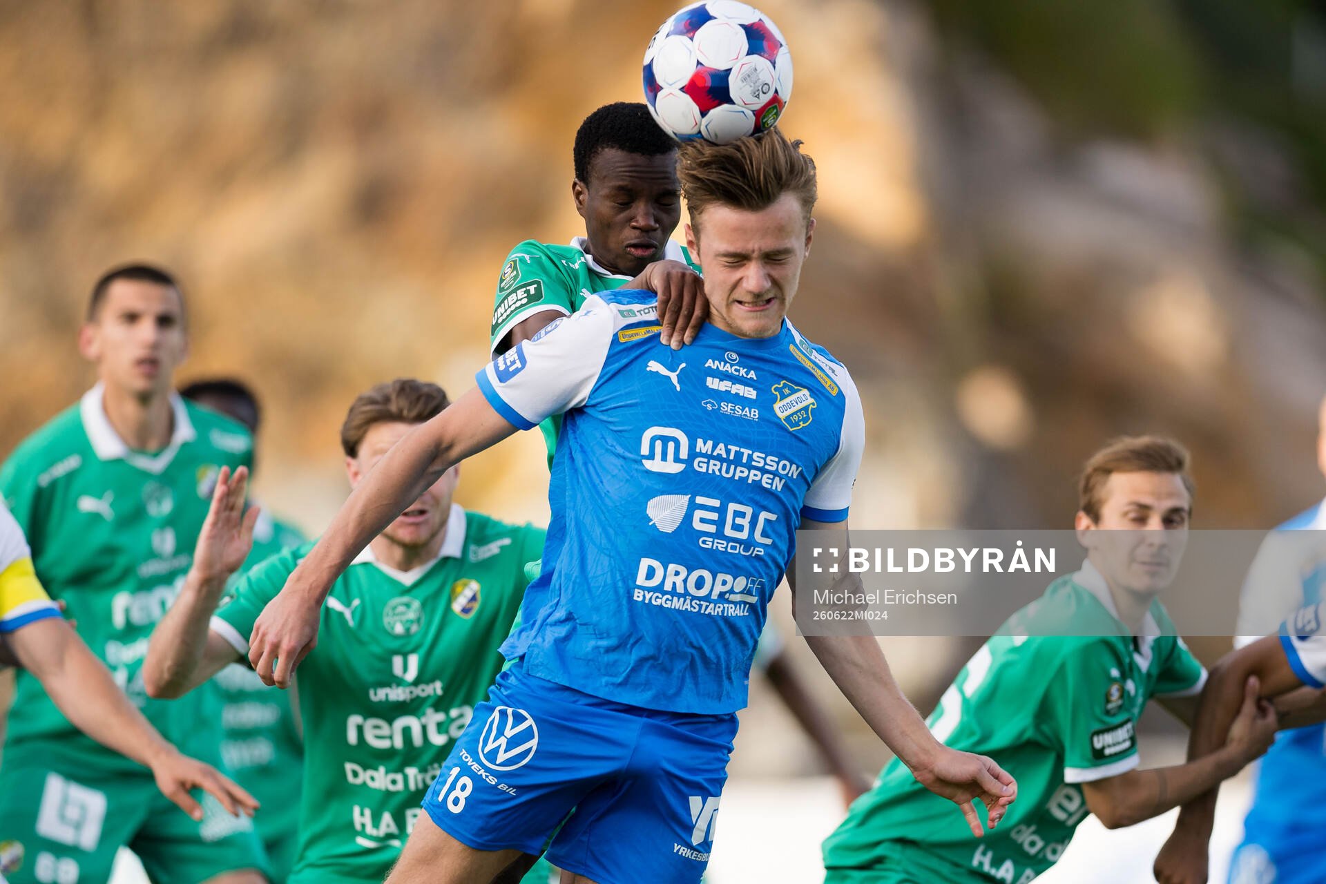 Ljungskiles Gideon Mensah och Oddevolds Gustav Forssell