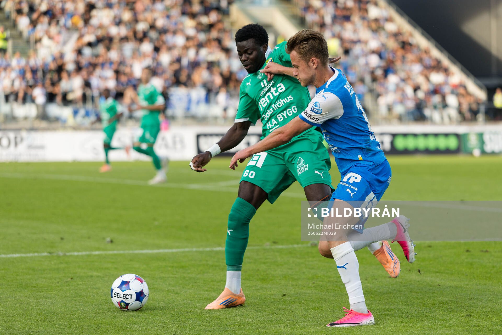 Ljungskiles Gideon Mensah och Oddevolds Gustav Forssell