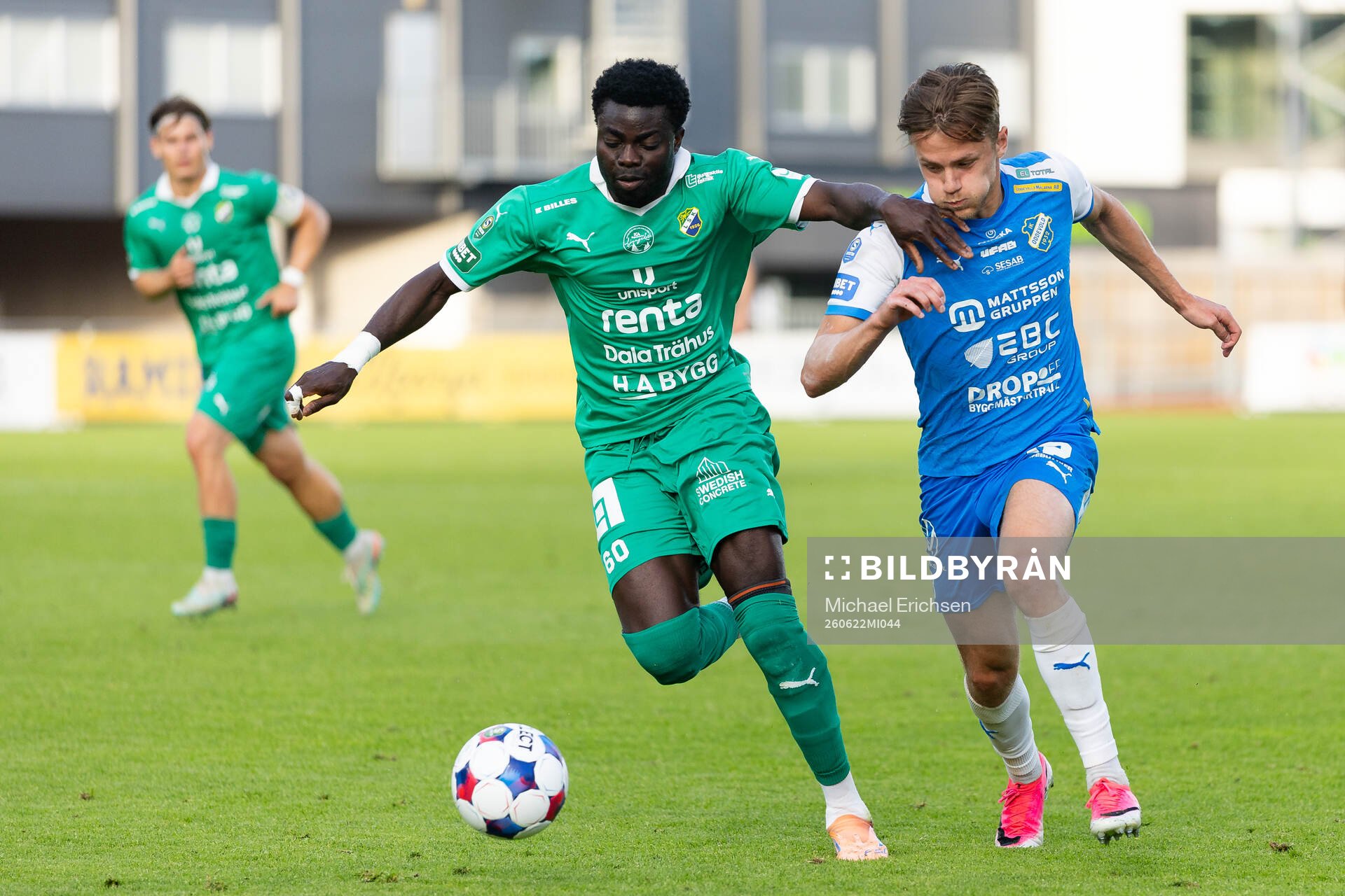 Ljungskiles Gideon Mensah och Oddevolds Gustav Forssell