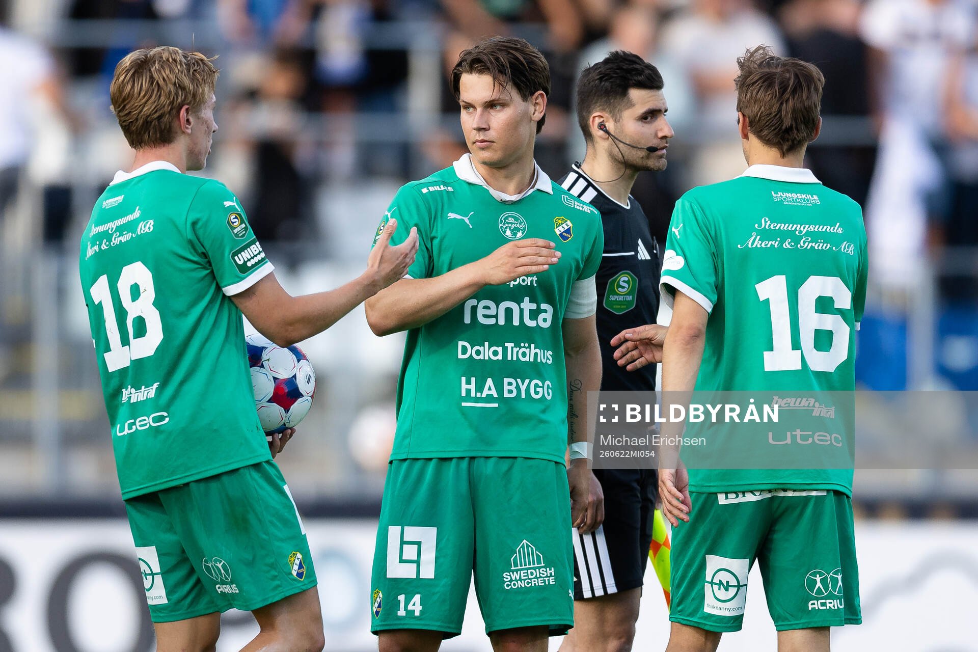 Ljungskiles Hugo Borstam, Daniel Lagerlöf och Emilio