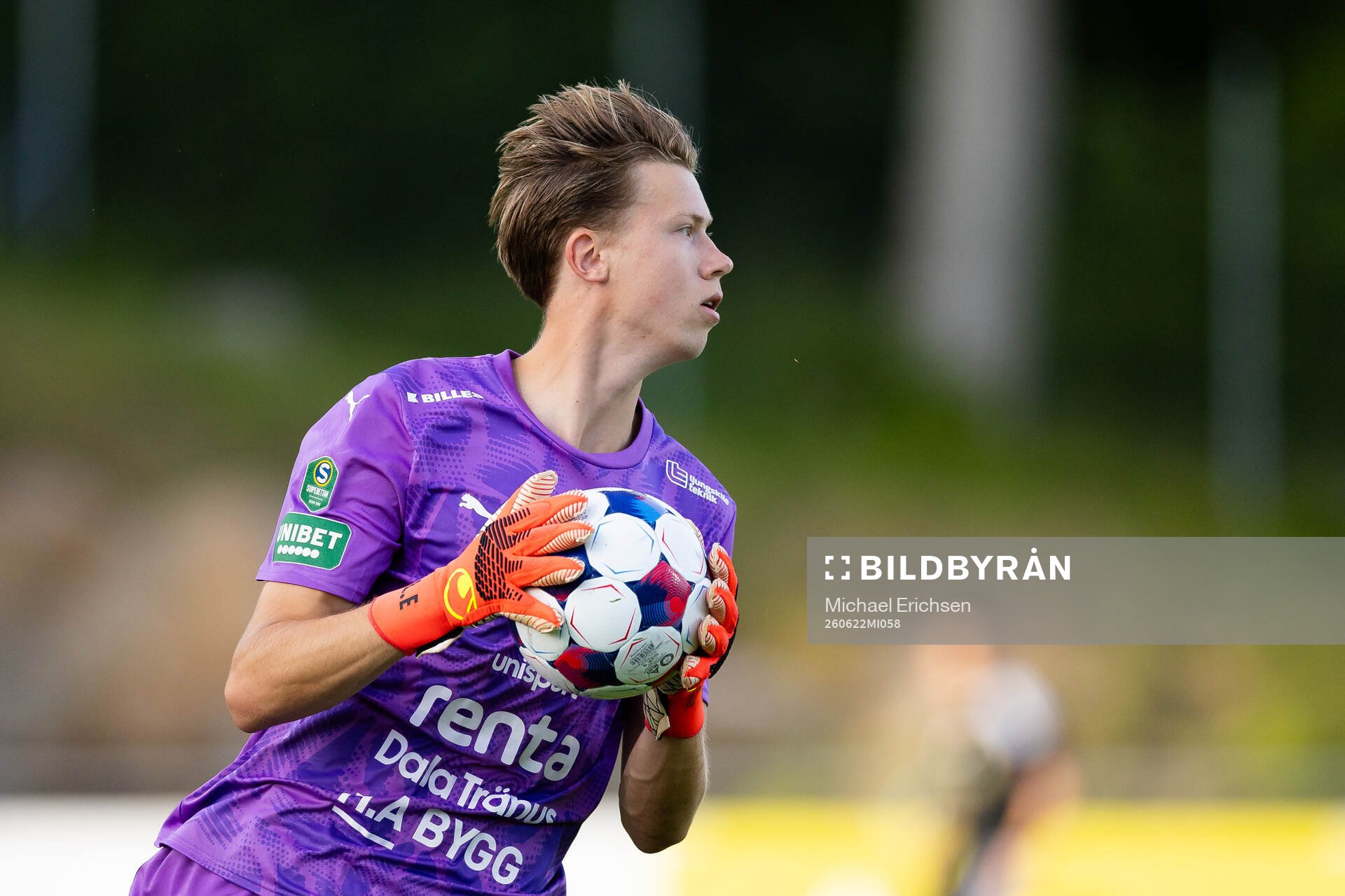 Ljungskiles målvakt Lukas Eriksson