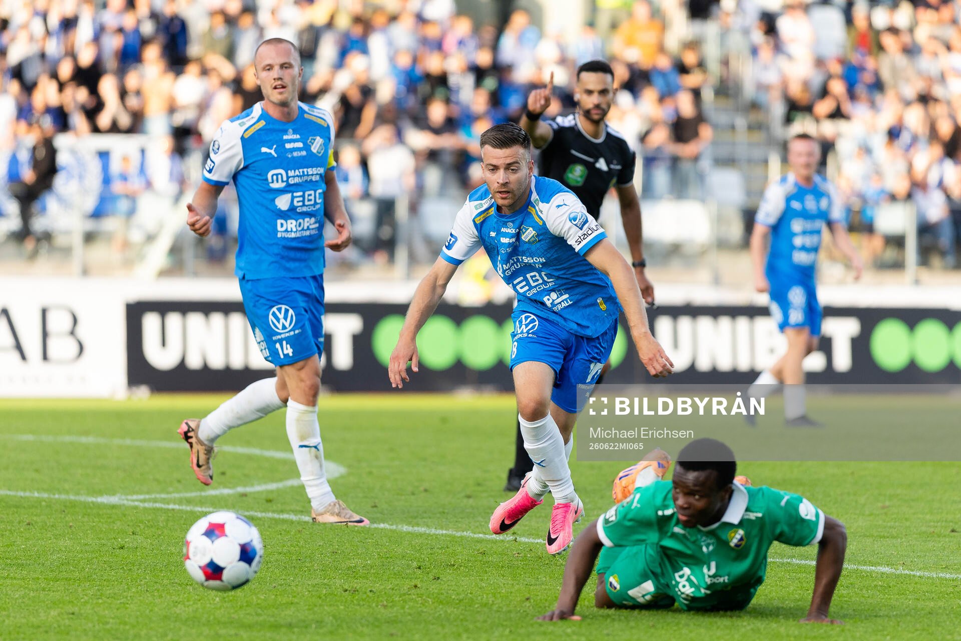 Oddevolds Oscar Iglicar Berntsson och Ljungskiles Issaka