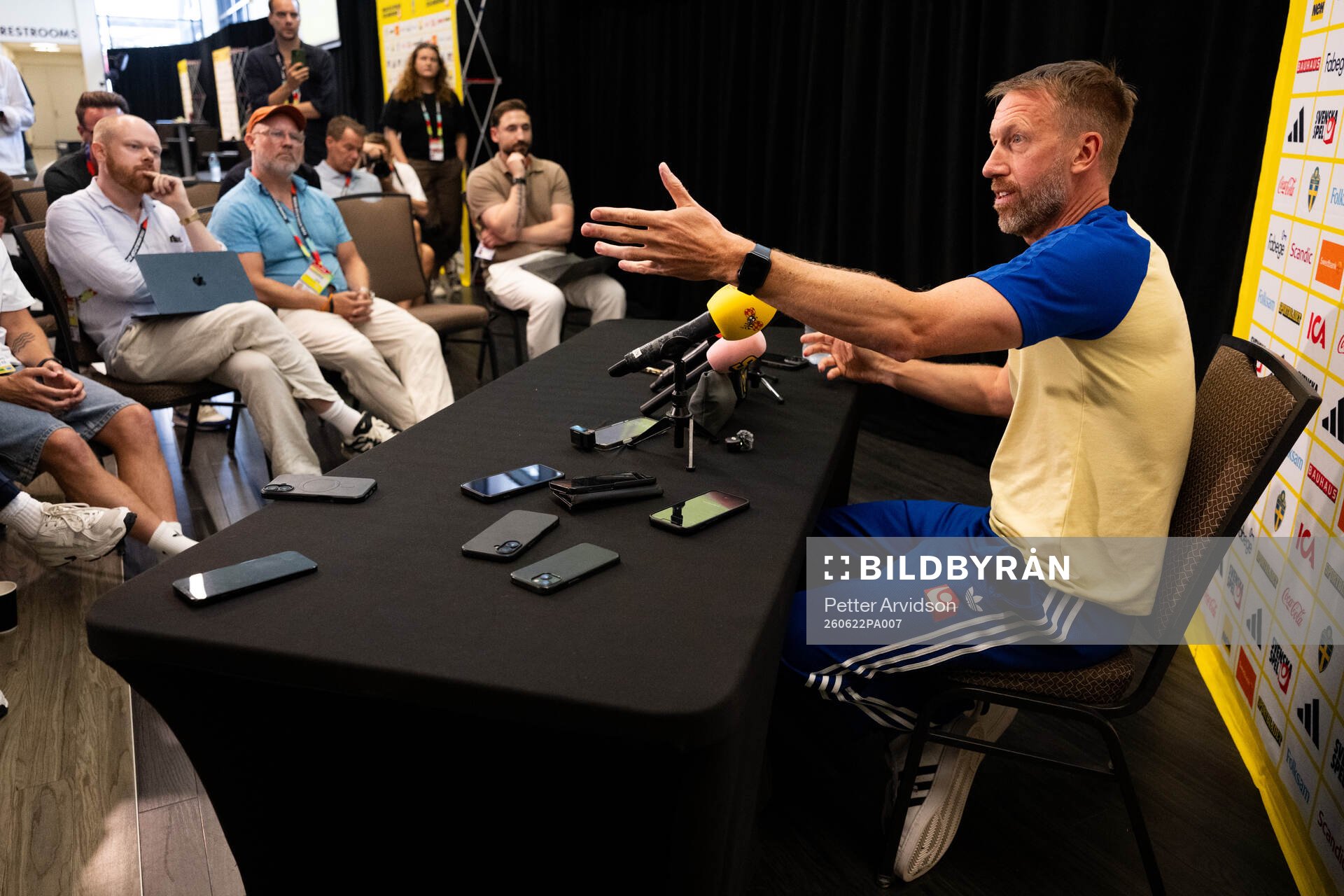 Head coach Graham Potter of the Swedish men's national