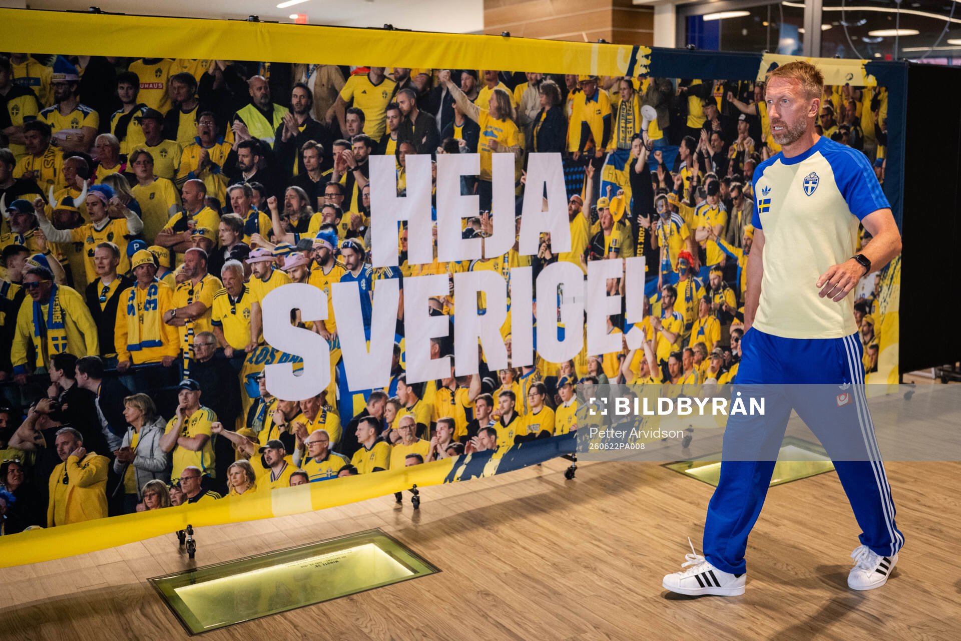 Head coach Graham Potter of the Swedish men's national