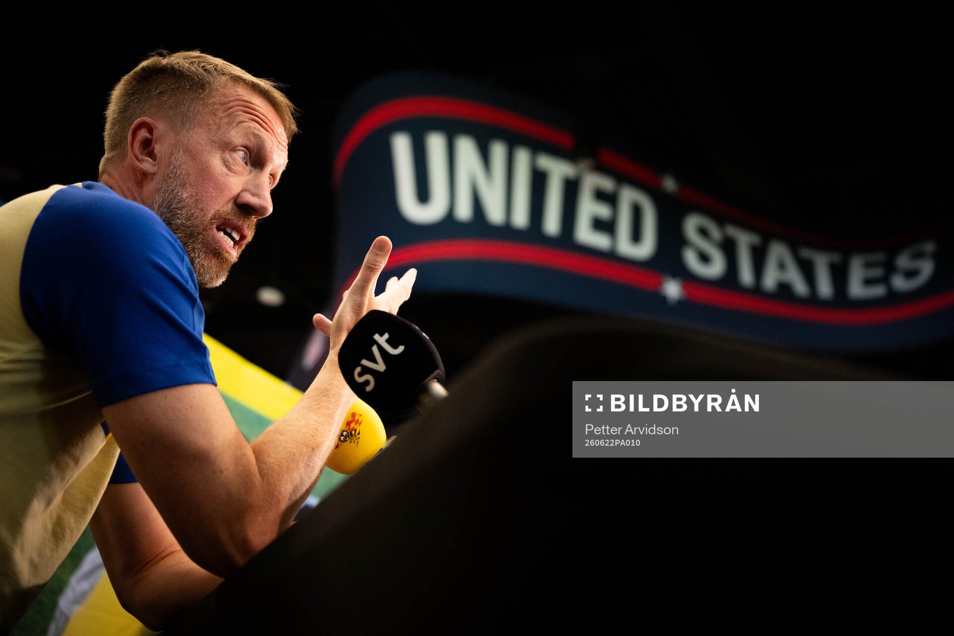 Head coach Graham Potter of the Swedish men's national