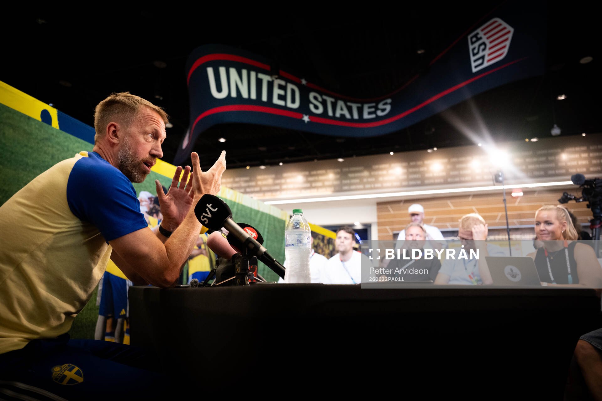 Head coach Graham Potter of the Swedish men's national