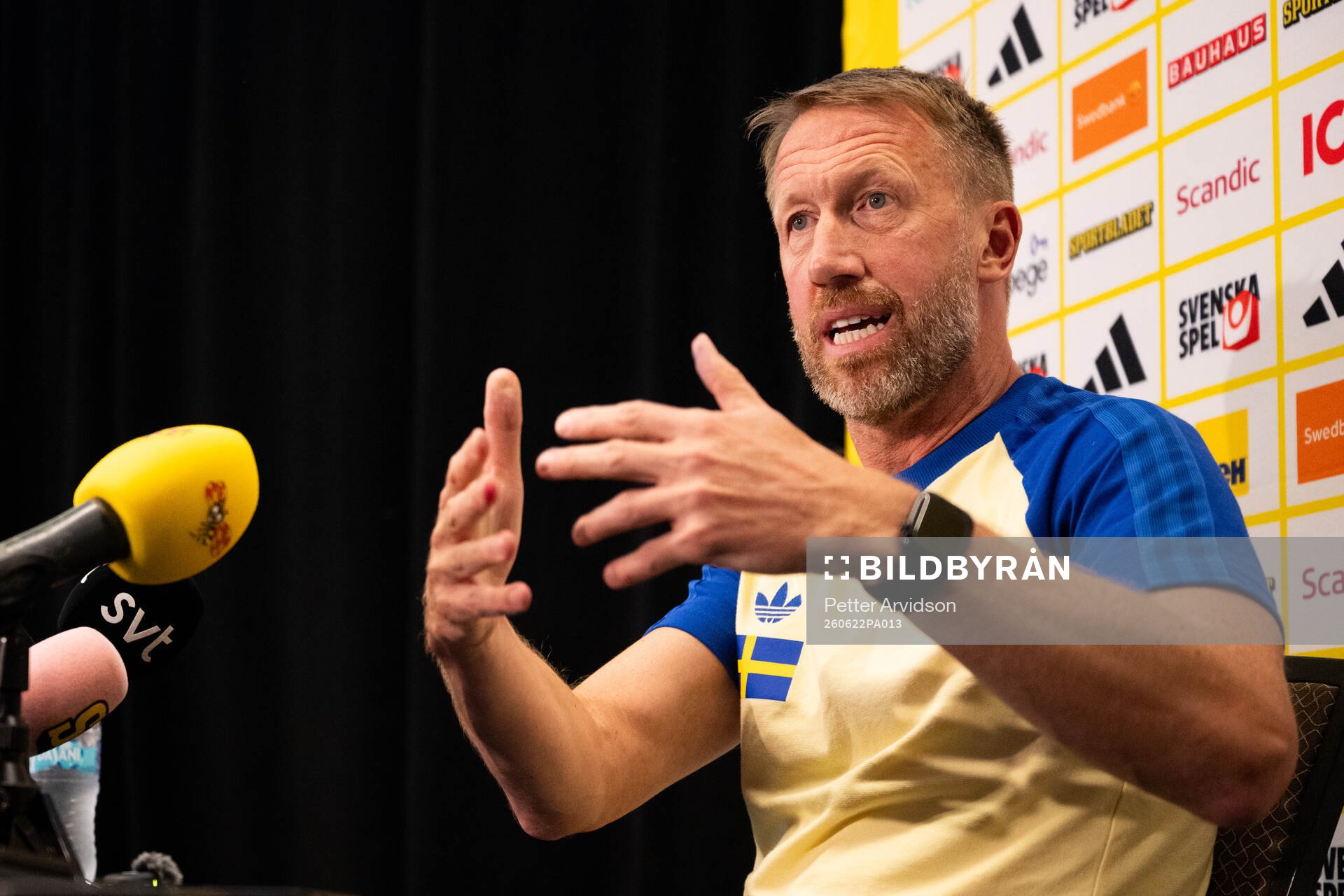 Head coach Graham Potter of the Swedish men's national