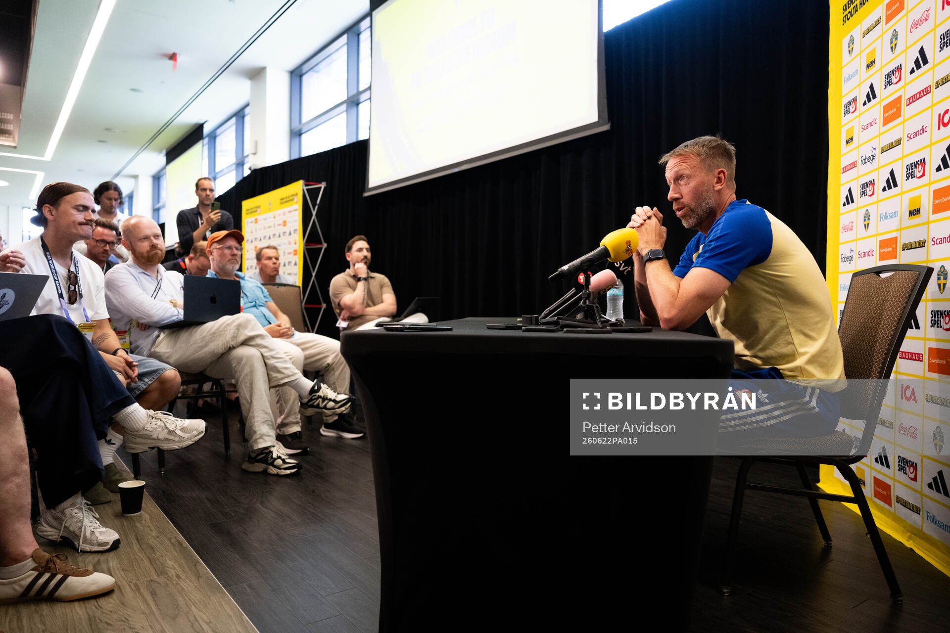 Head coach Graham Potter of the Swedish men's national