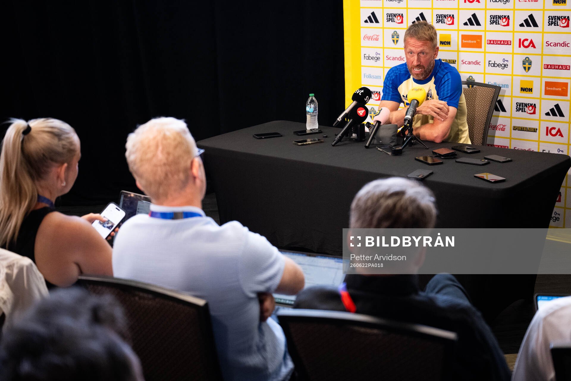 Head coach Graham Potter of the Swedish men's national