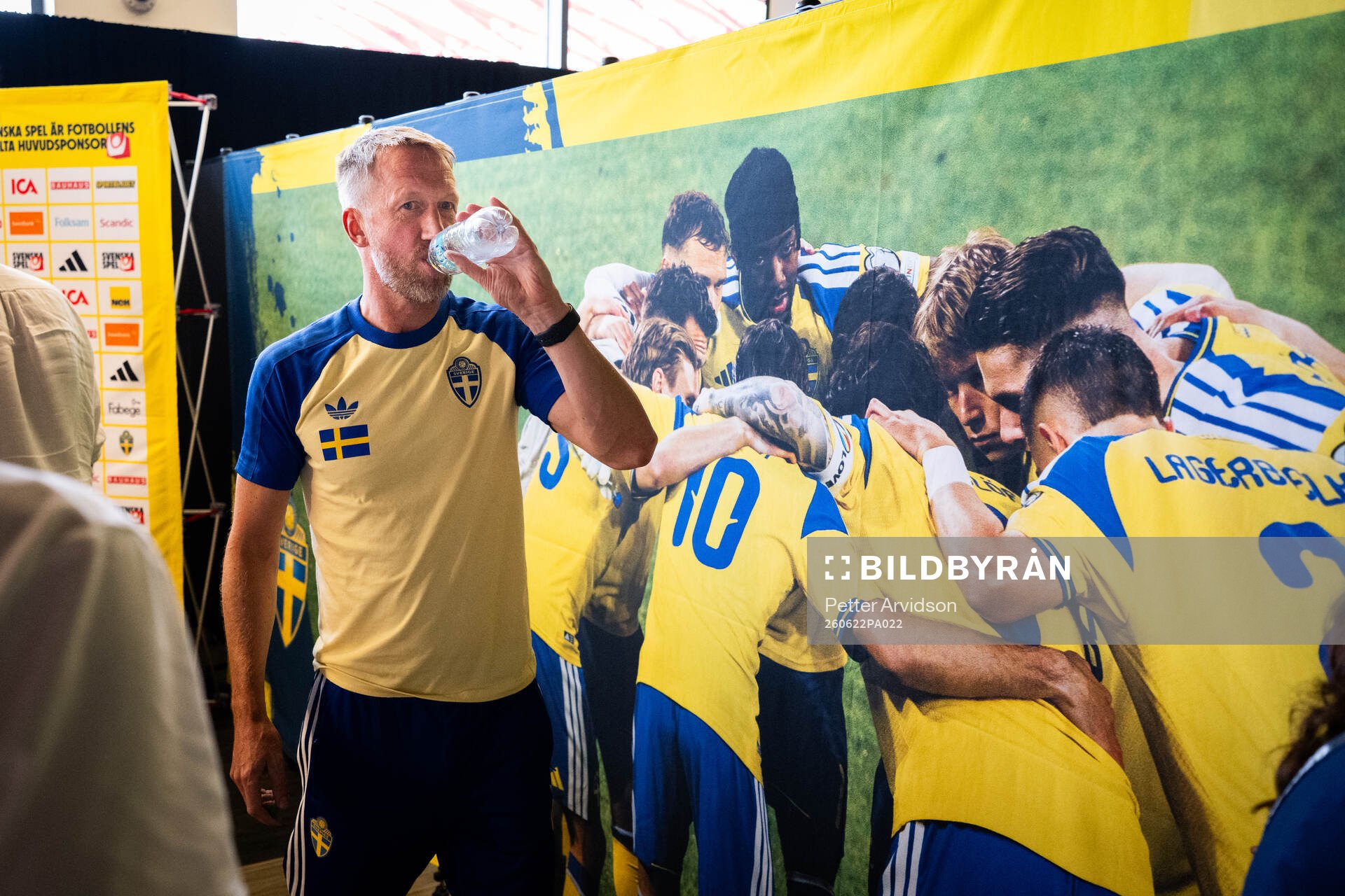 Head coach Graham Potter of the Swedish men's national