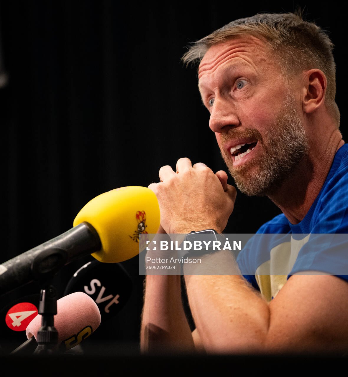 Head coach Graham Potter of the Swedish men's national