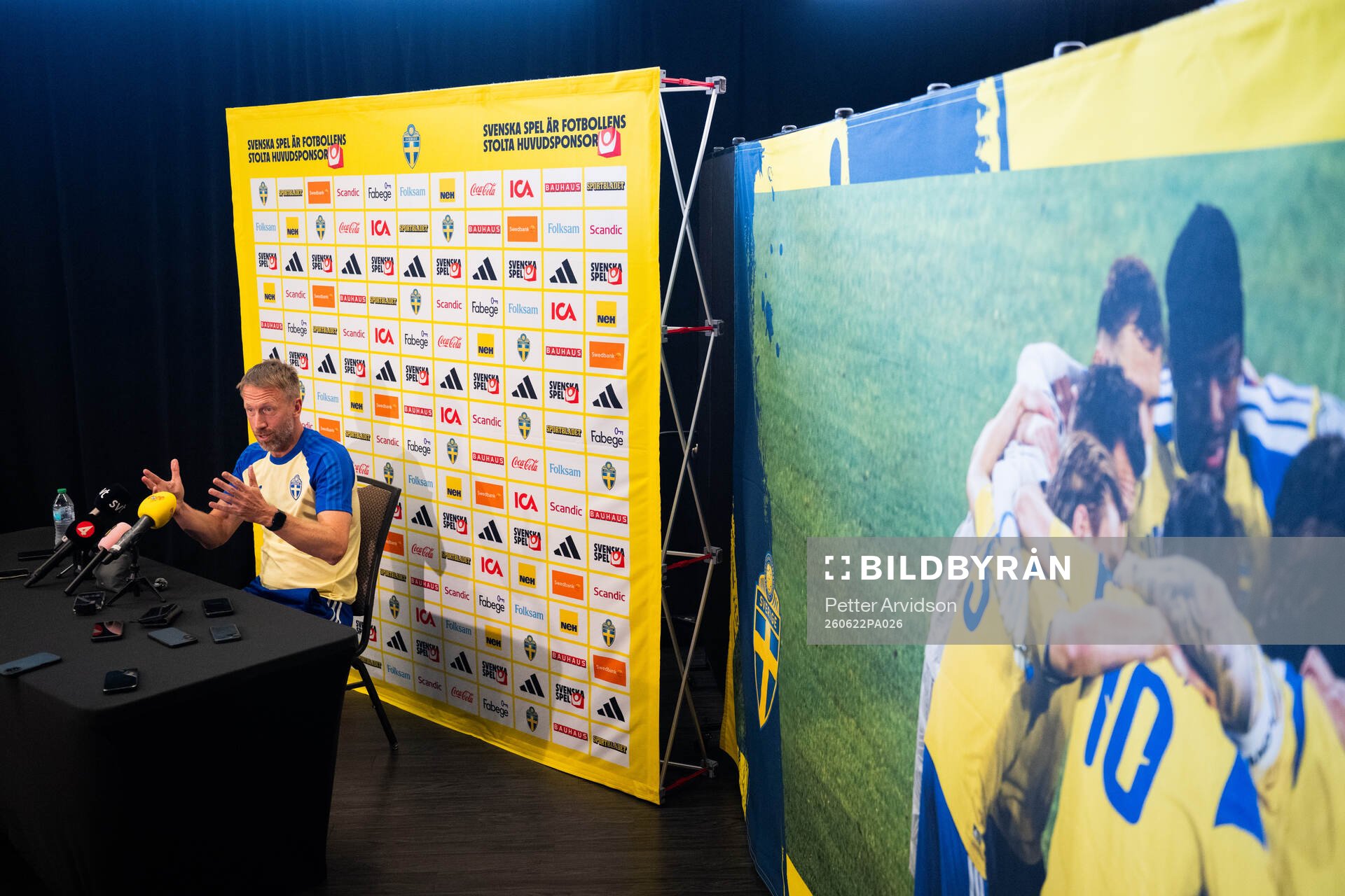 Head coach Graham Potter of the Swedish men's national