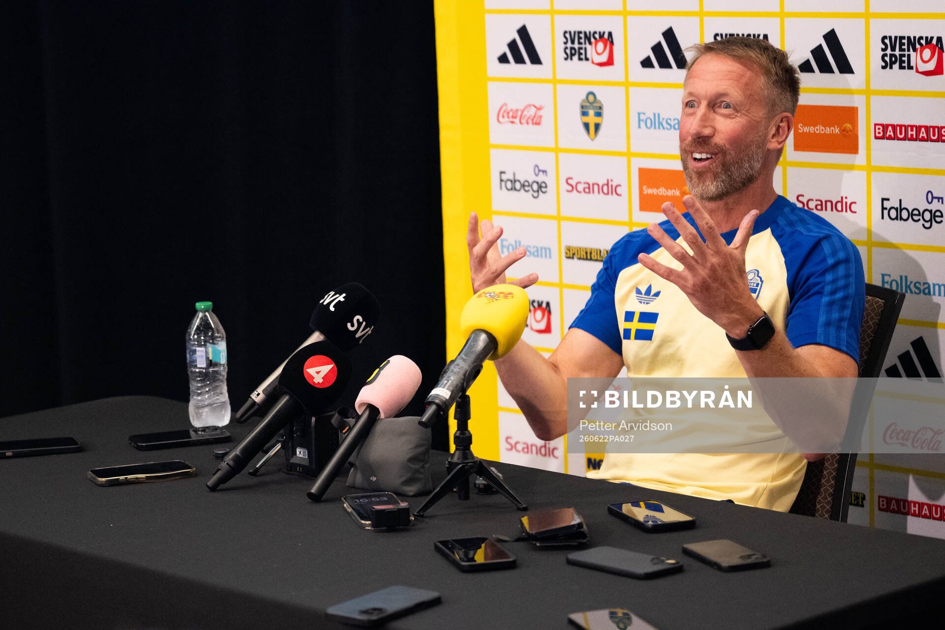 Head coach Graham Potter of the Swedish men's national