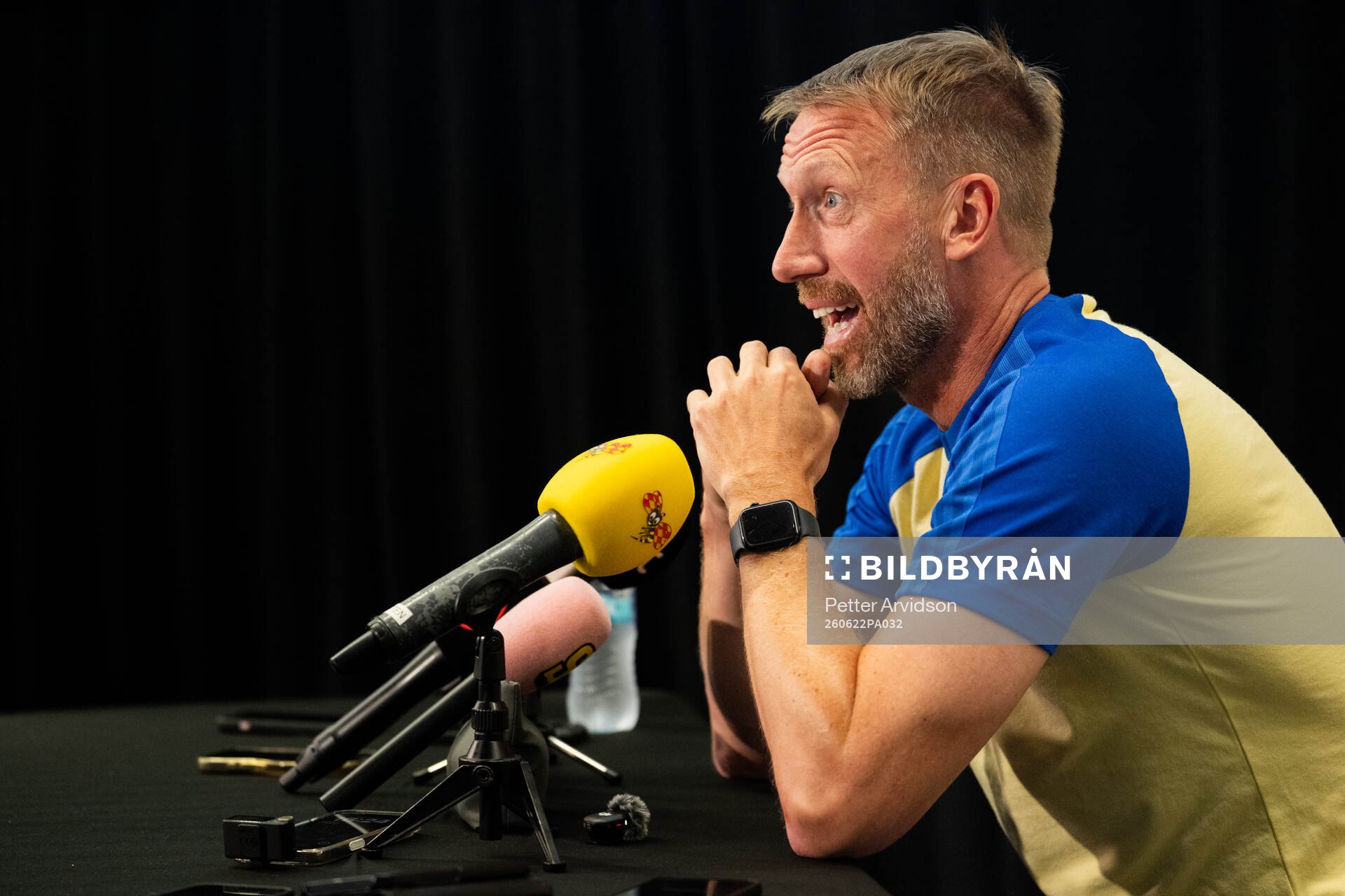 Head coach Graham Potter of the Swedish men's national