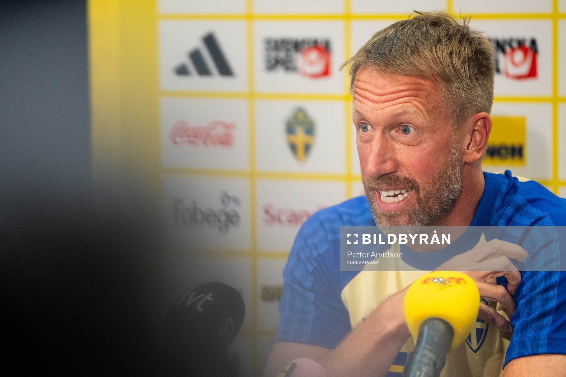 Head coach Graham Potter of the Swedish men's national