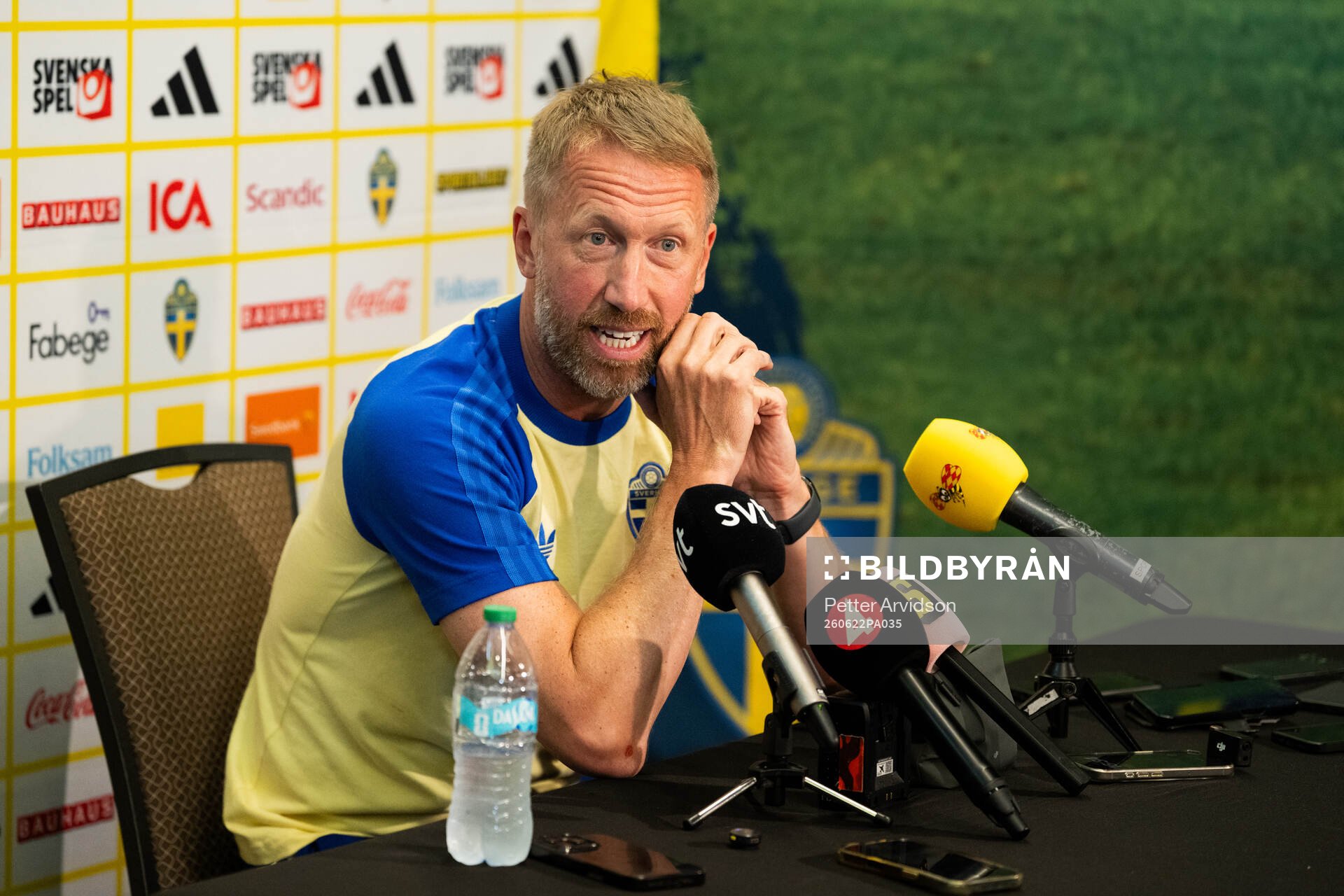 Head coach Graham Potter of the Swedish men's national