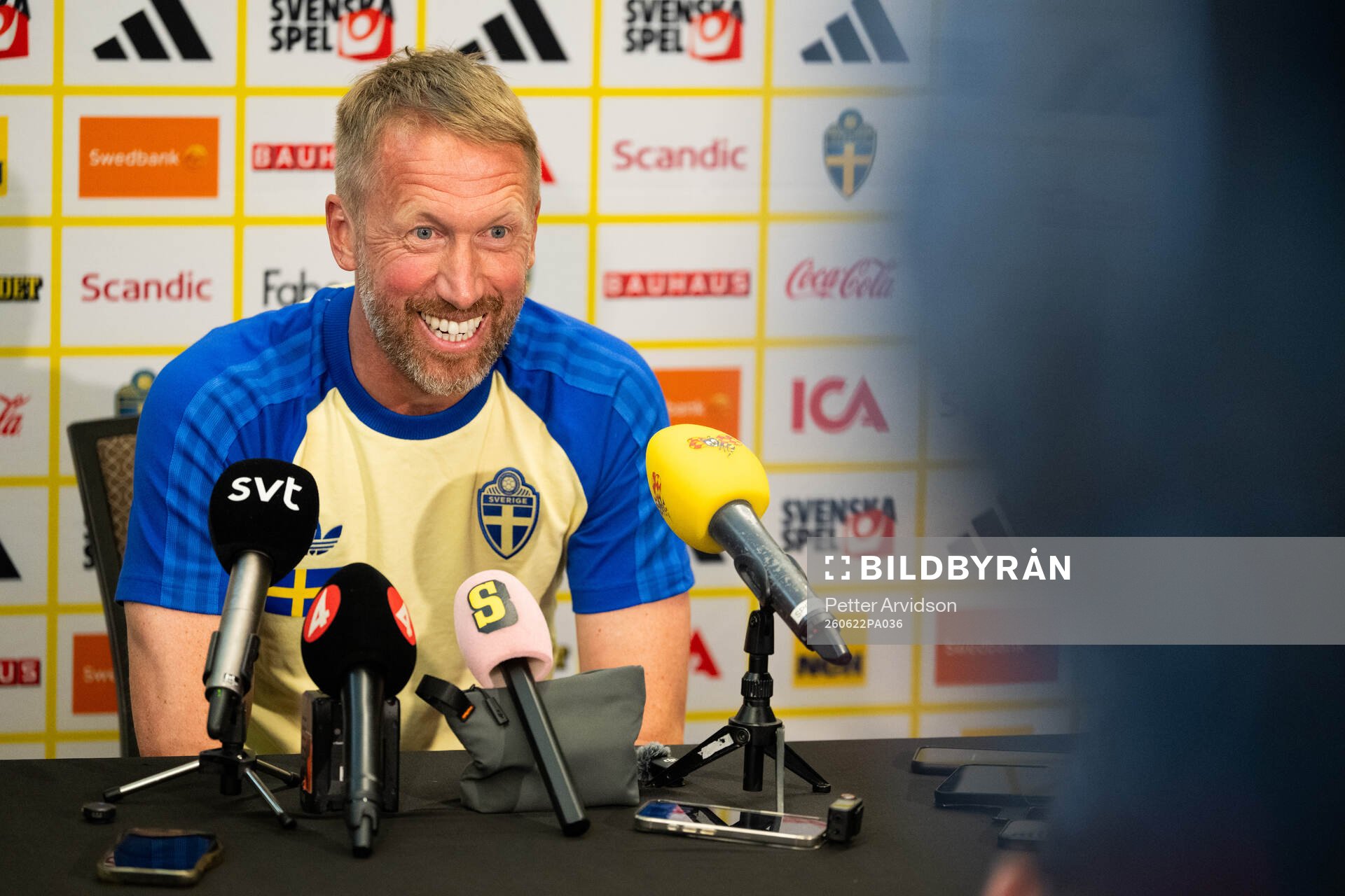 Head coach Graham Potter of the Swedish men's national