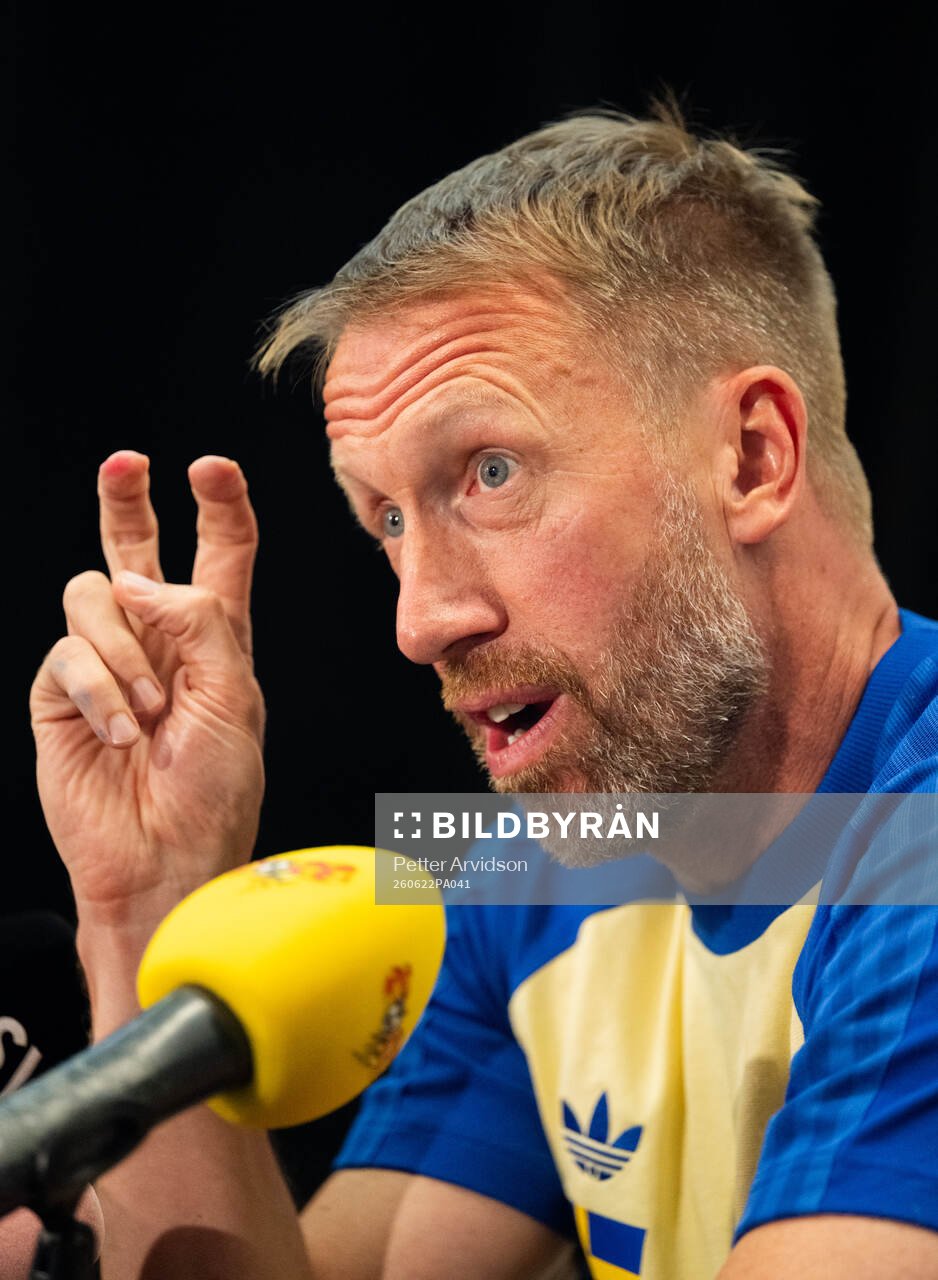Head coach Graham Potter of the Swedish men's national
