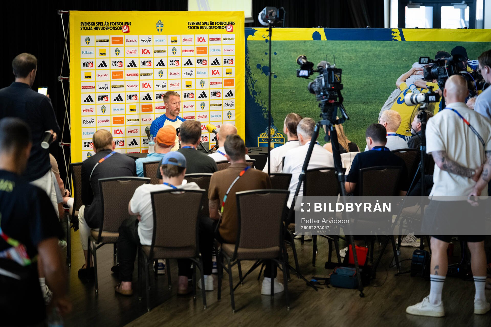 Head coach Graham Potter of the Swedish men's national