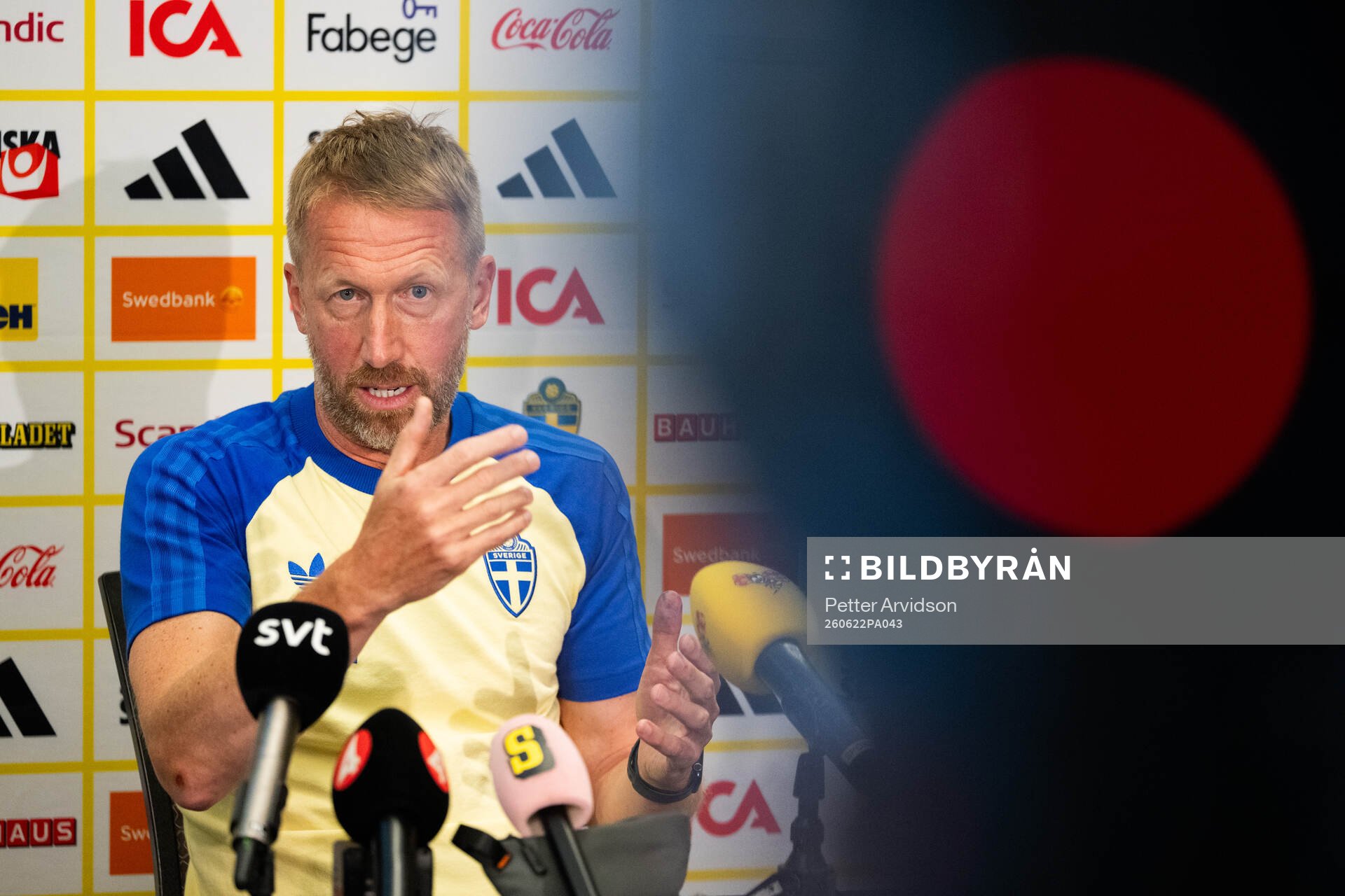 Head coach Graham Potter of the Swedish men's national