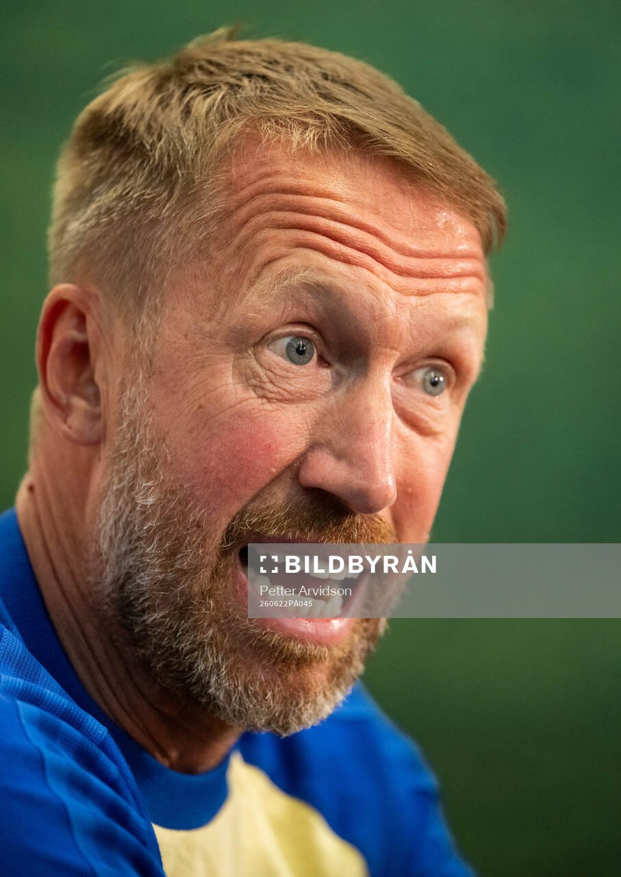 Head coach Graham Potter of the Swedish men's national