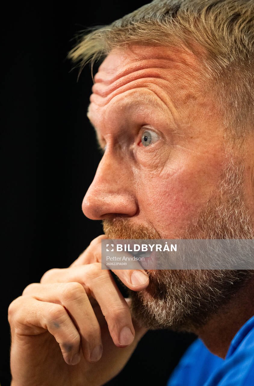 Head coach Graham Potter of the Swedish men's national
