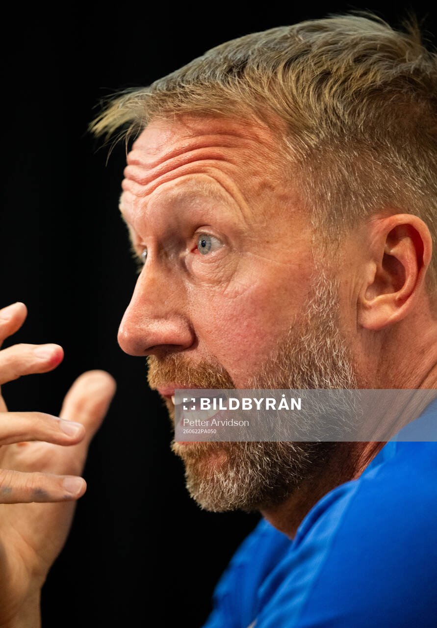 Head coach Graham Potter of the Swedish men's national