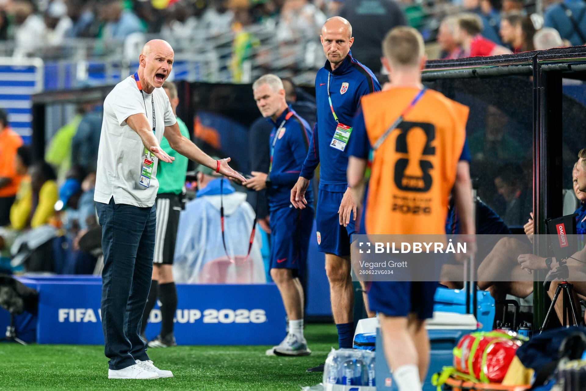 Head coach Ståle Solbakken of Norway