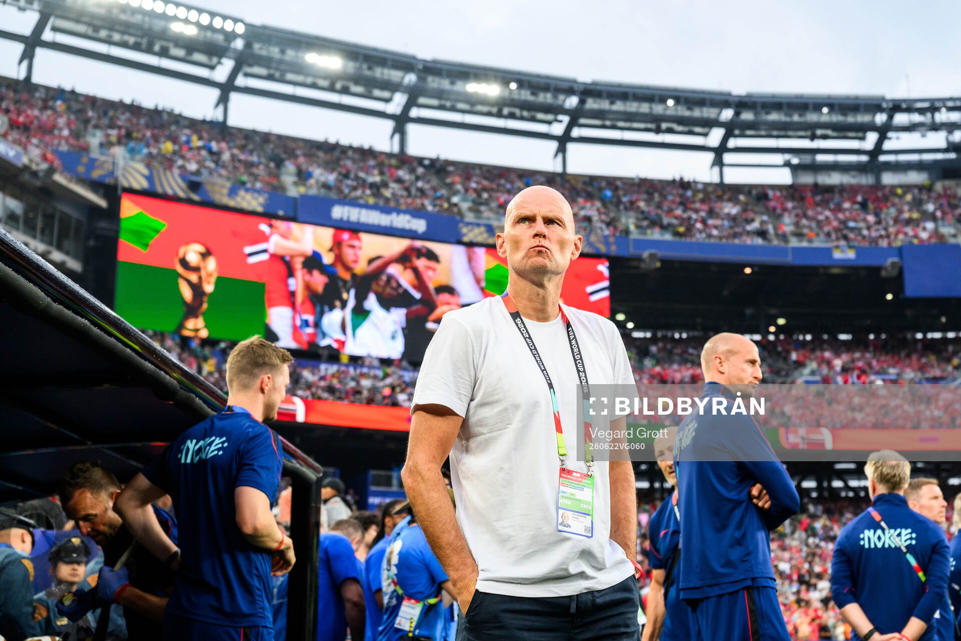 Head coach Ståle Solbakken of Norway