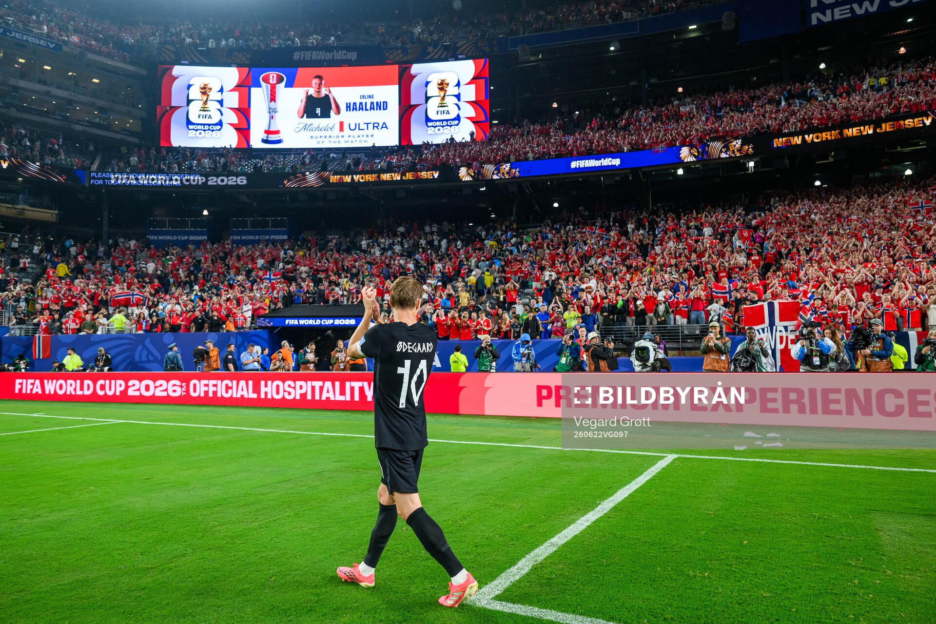 Martin Ødegaard of Norway celebrates