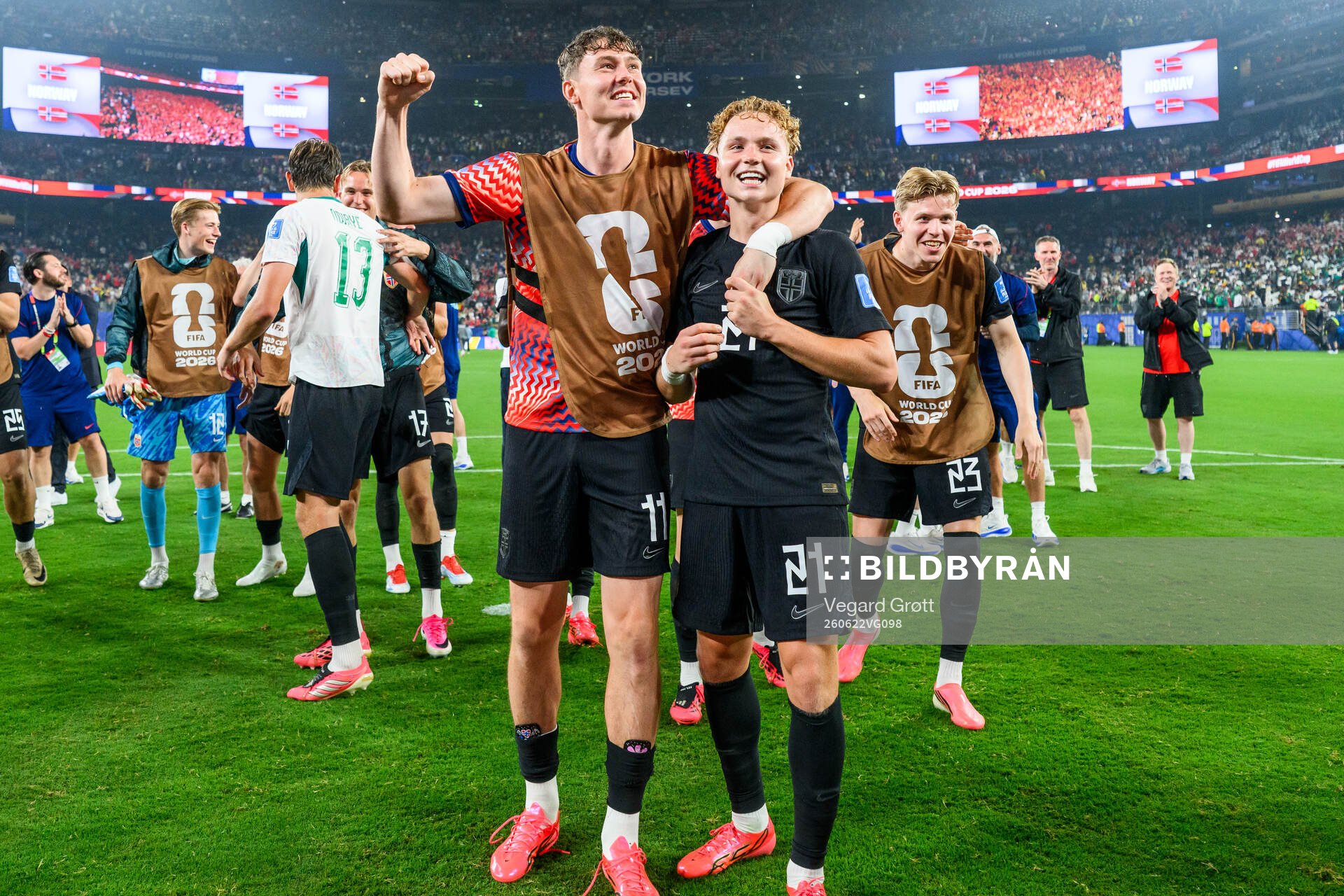 Jørgen Strand Larsen and Andreas Schjelderup of Norway