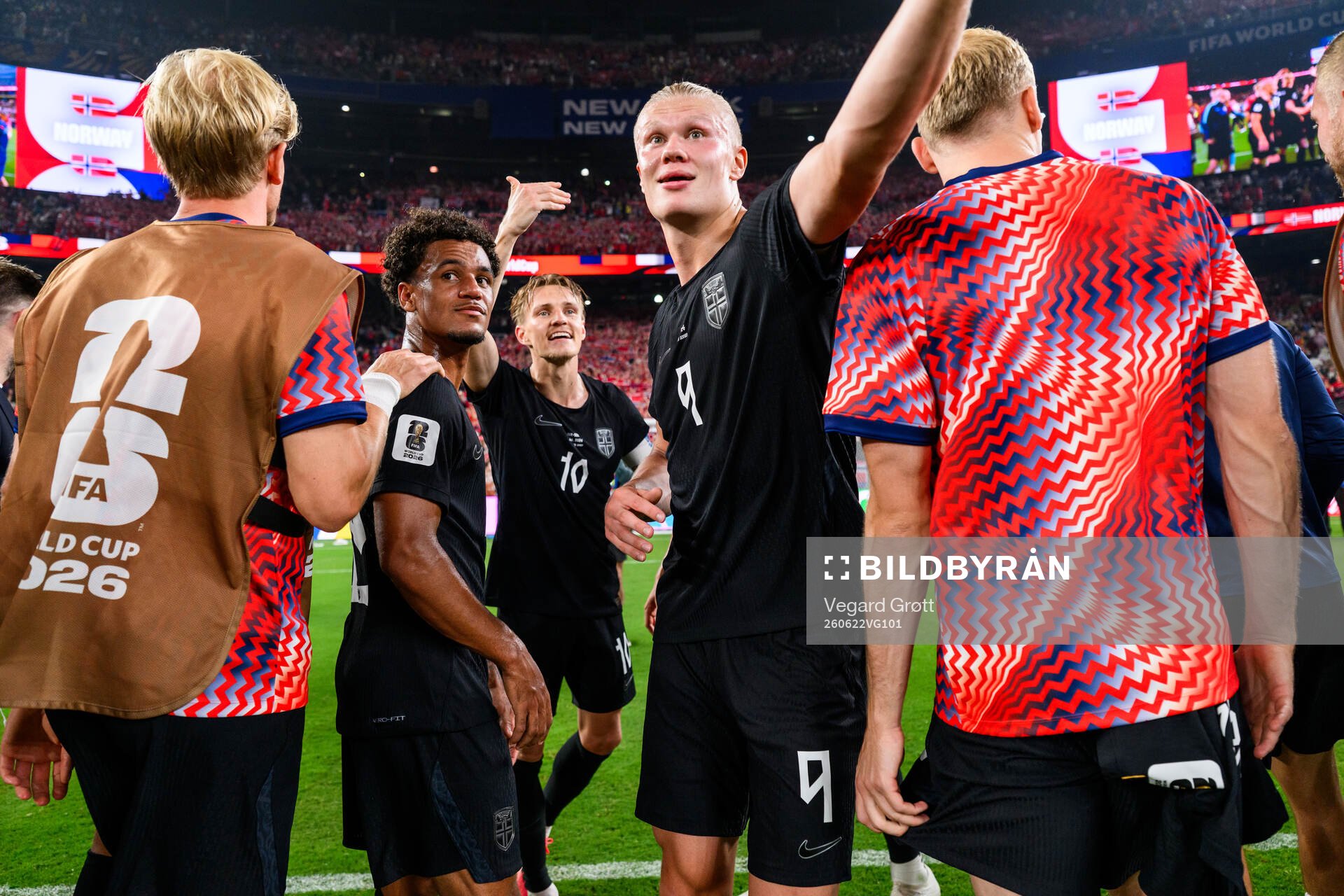Erling Braut Haaland of Norway celebrates