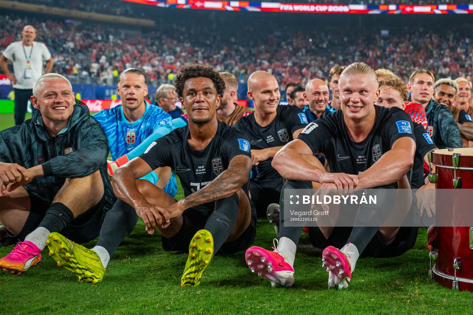 Julian Ryerson, goalkeeper Ørjan Nyland, Oscar Bobb,