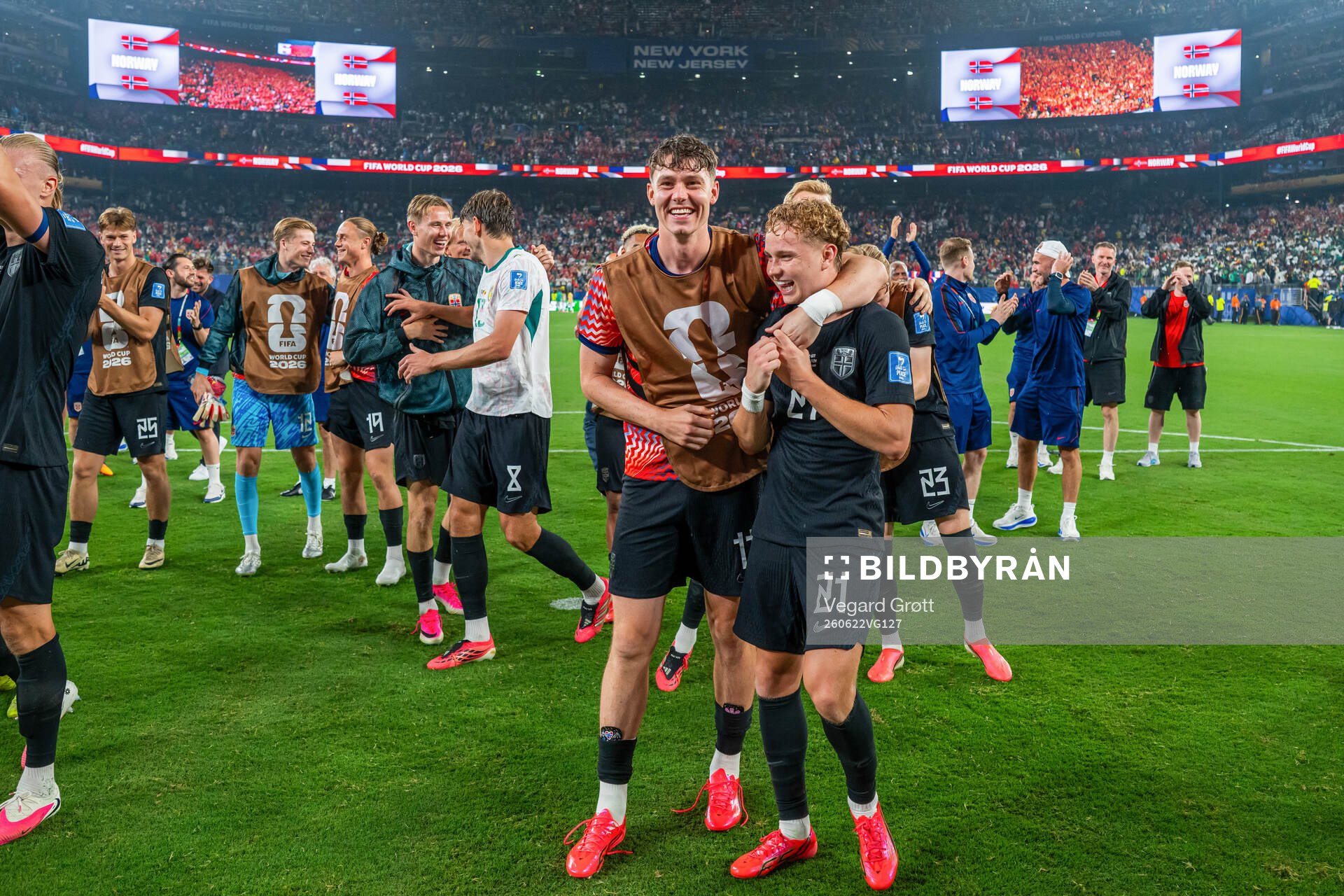 Jørgen Strand Larsen and Andreas Schjelderup of Norway