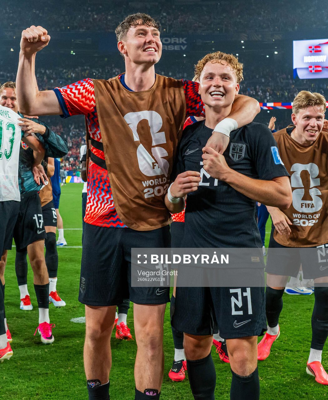 Jørgen Strand Larsen and Andreas Schjelderup of Norway