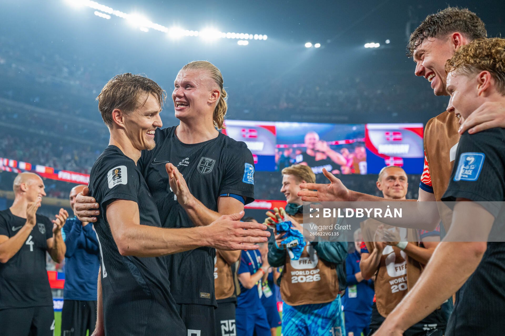 Martin Ødegaard, Erling Braut Haaland, Jørgen Strand