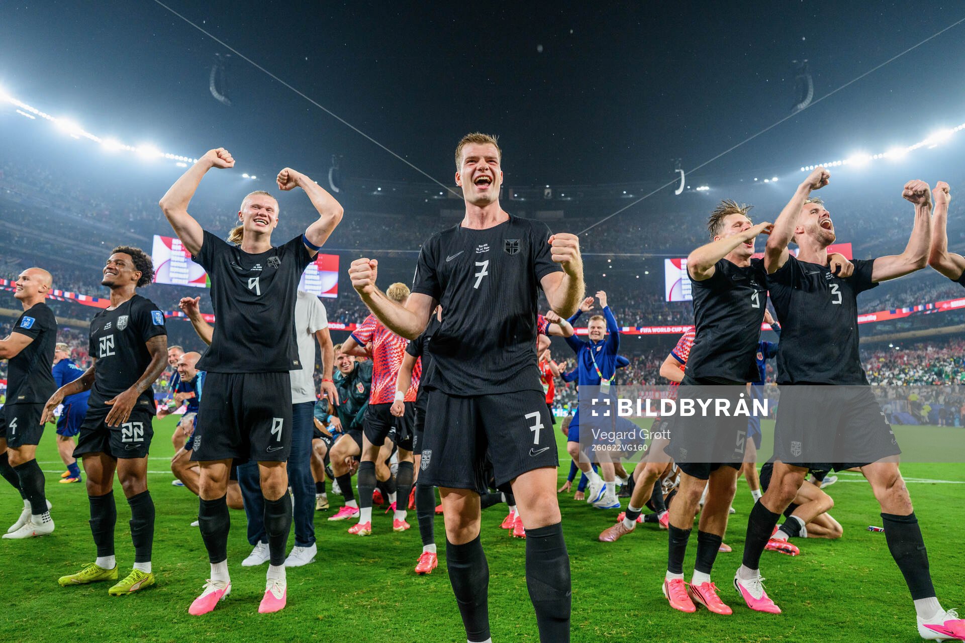 Erling Braut Haaland, Alexander Sørloth, Kristoffer Ajer
