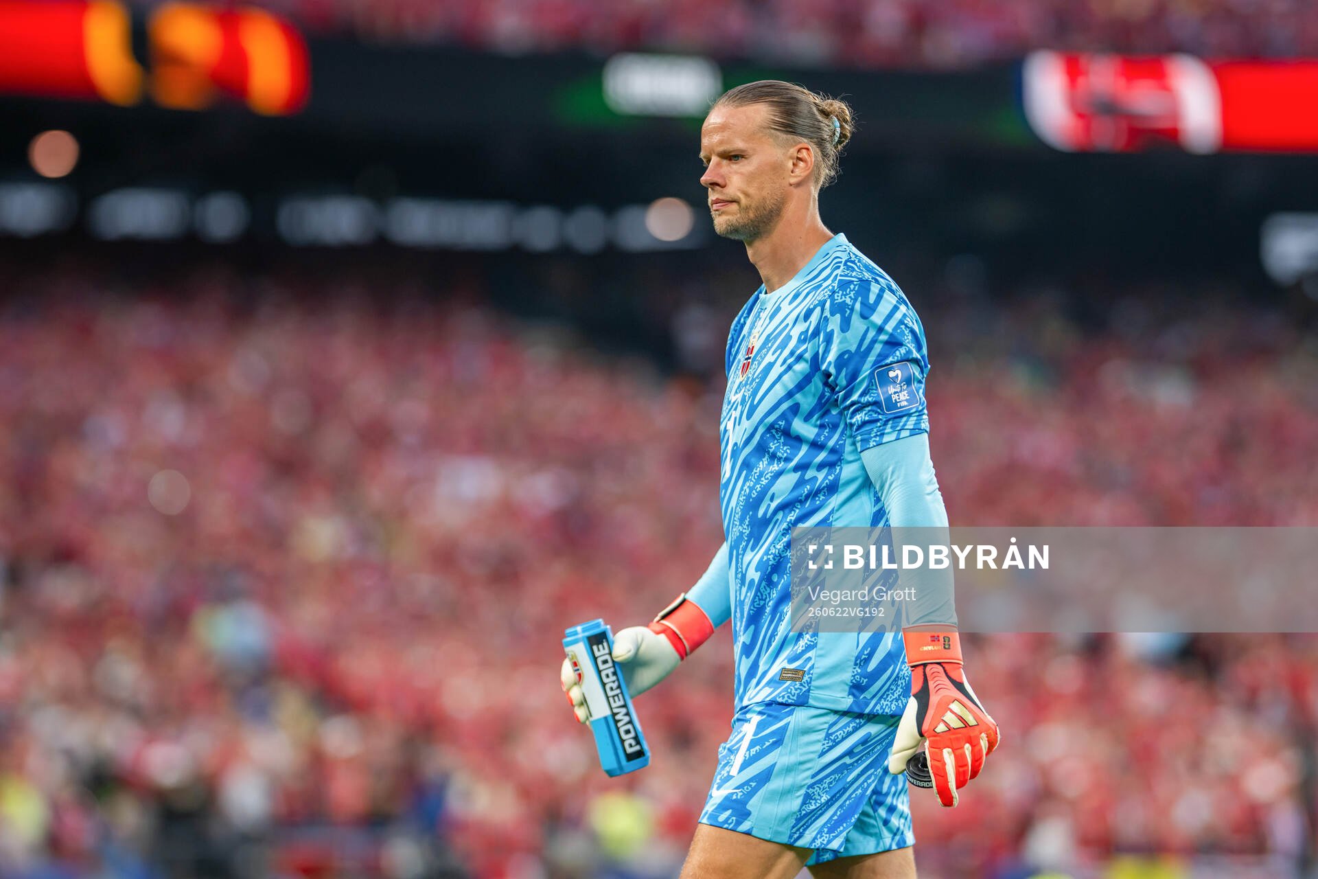 Goalkeeper Ørjan Håskjold Nyland of Norway