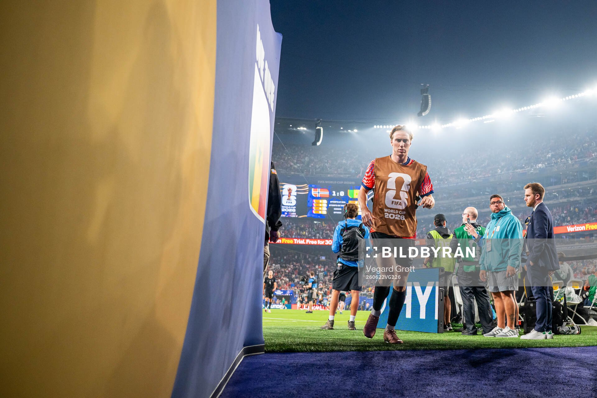 Kristian Thorstvedt of Norway at half-time