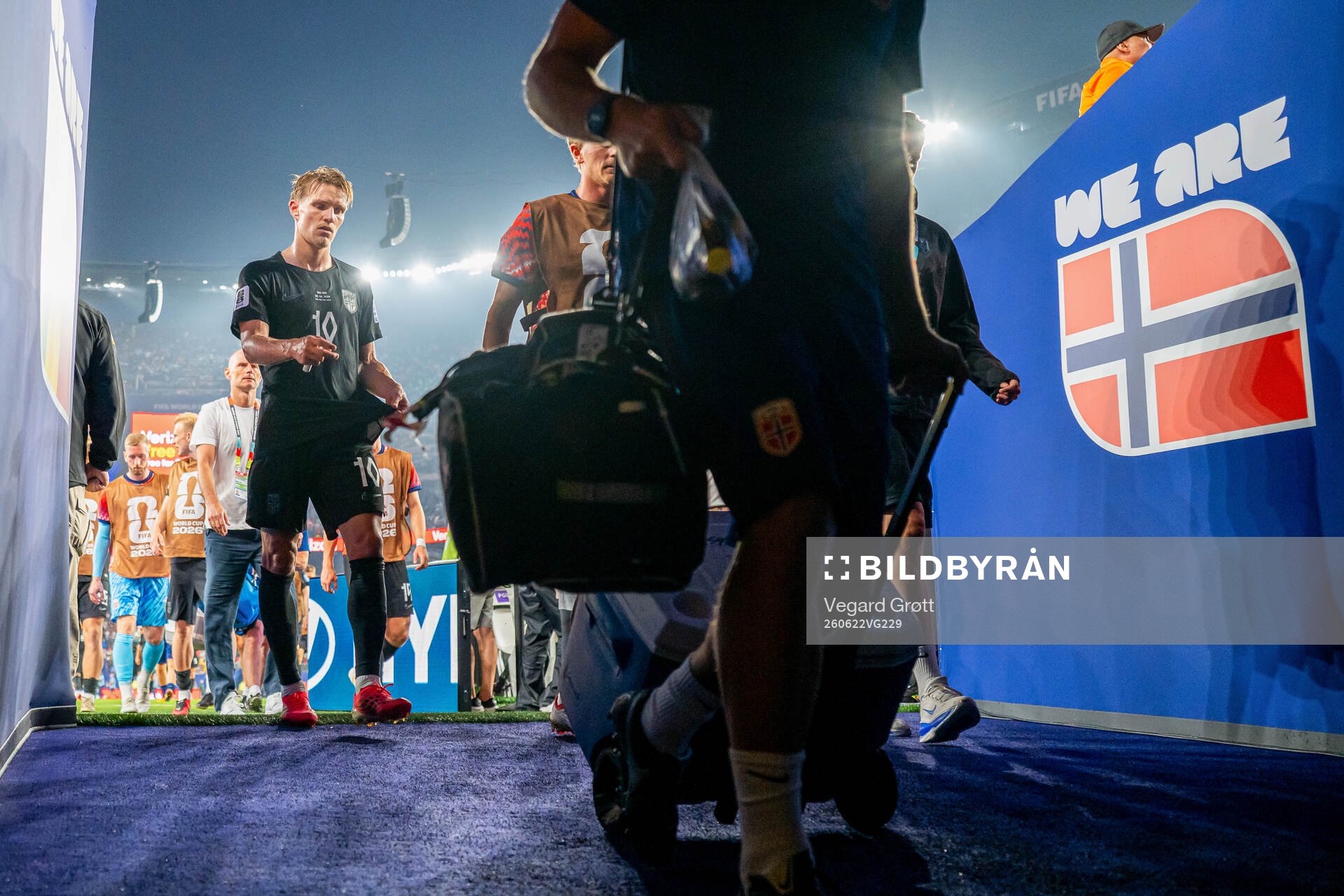 Martin Ødegaard of Norway at half-time