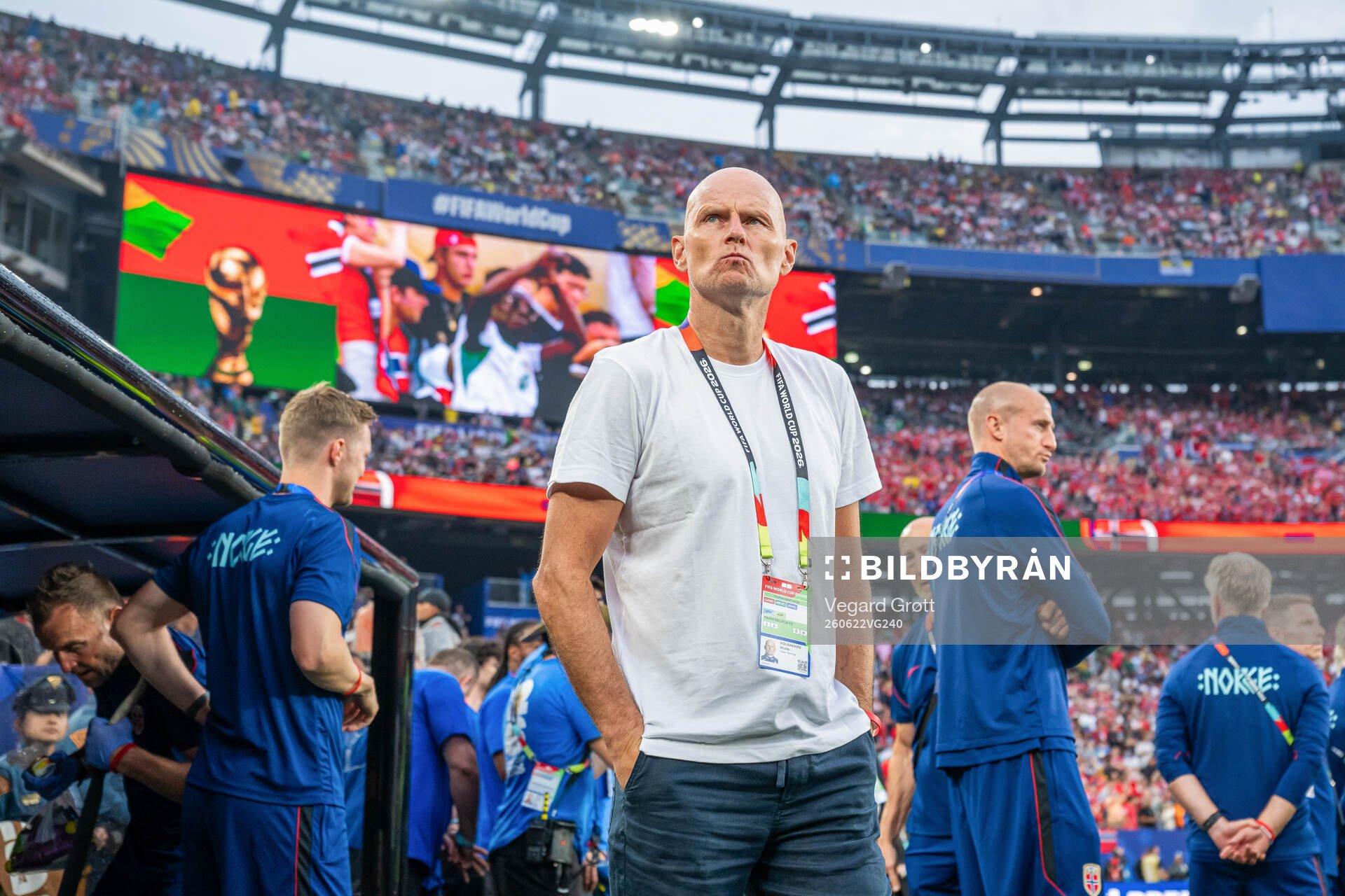 Head coach Ståle Solbakken of Norway