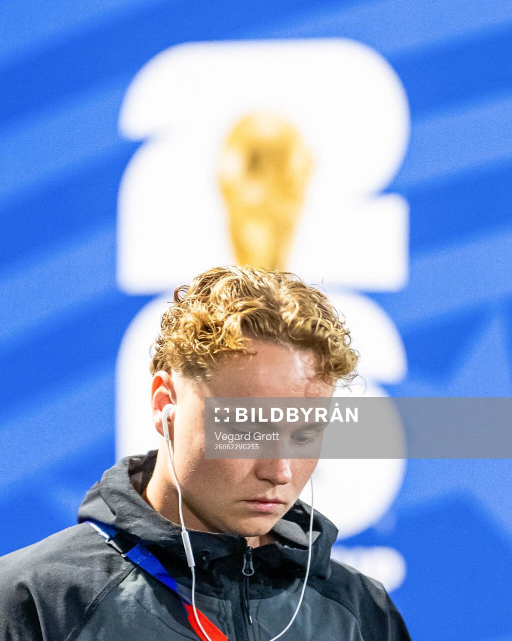 Andreas Schjelderup of Norway arrives